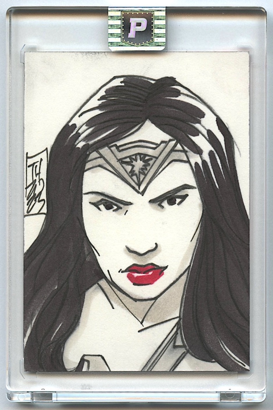 Wonder Woman | DC Comics | Original Art Sketch Card by Tom Hodges (1/1 ...