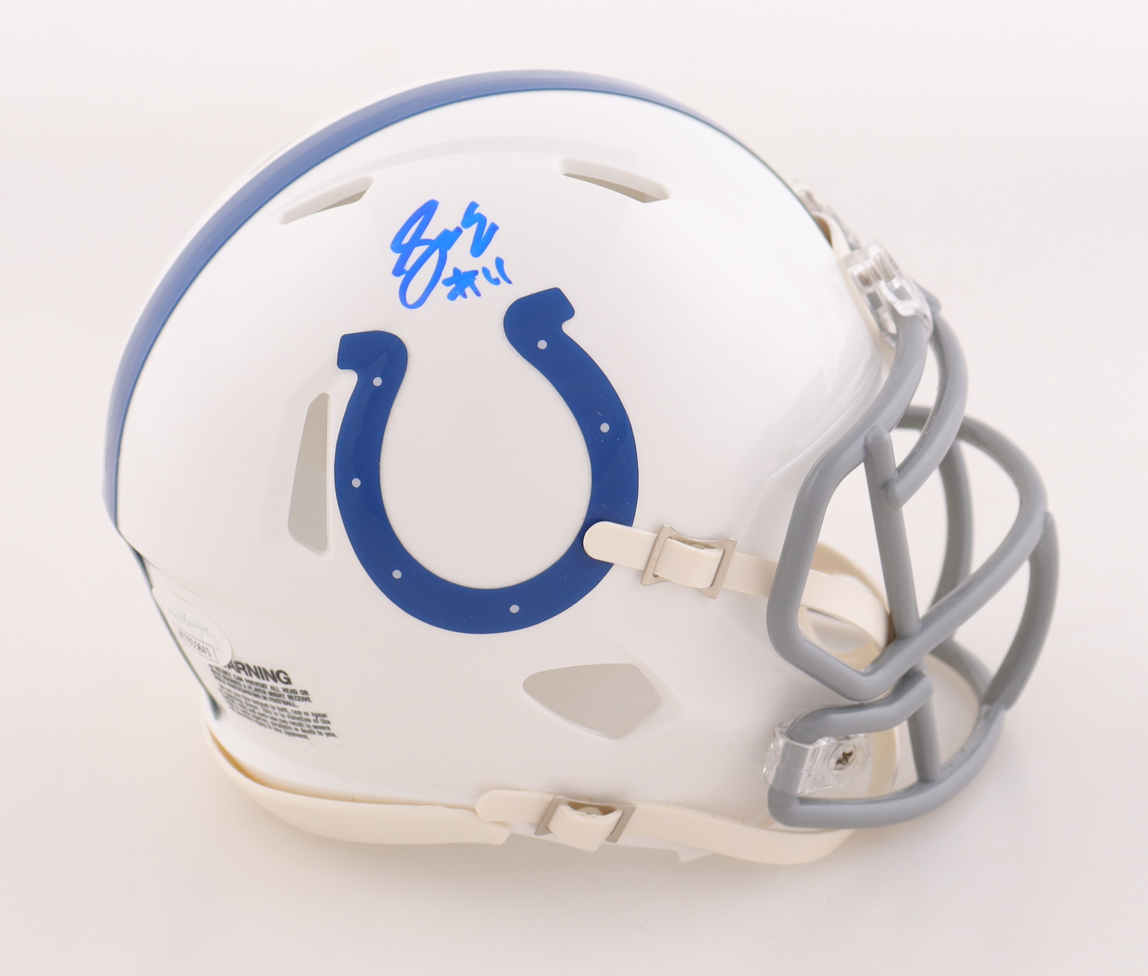 Sam Ehlinger Signed Colts Speed Mini Helmet (JSA) at PristineAuction.com Sam Ehlinger Signed Colts Speed Mini Helmet (JSA) at PristineAuction.com