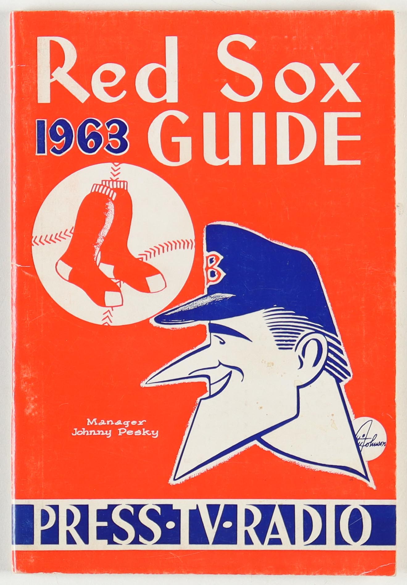 1963 Boston Red Sox Press Guide Book at PristineAuction.com 1963 Boston Red Sox Press Guide Book at PristineAuction.com