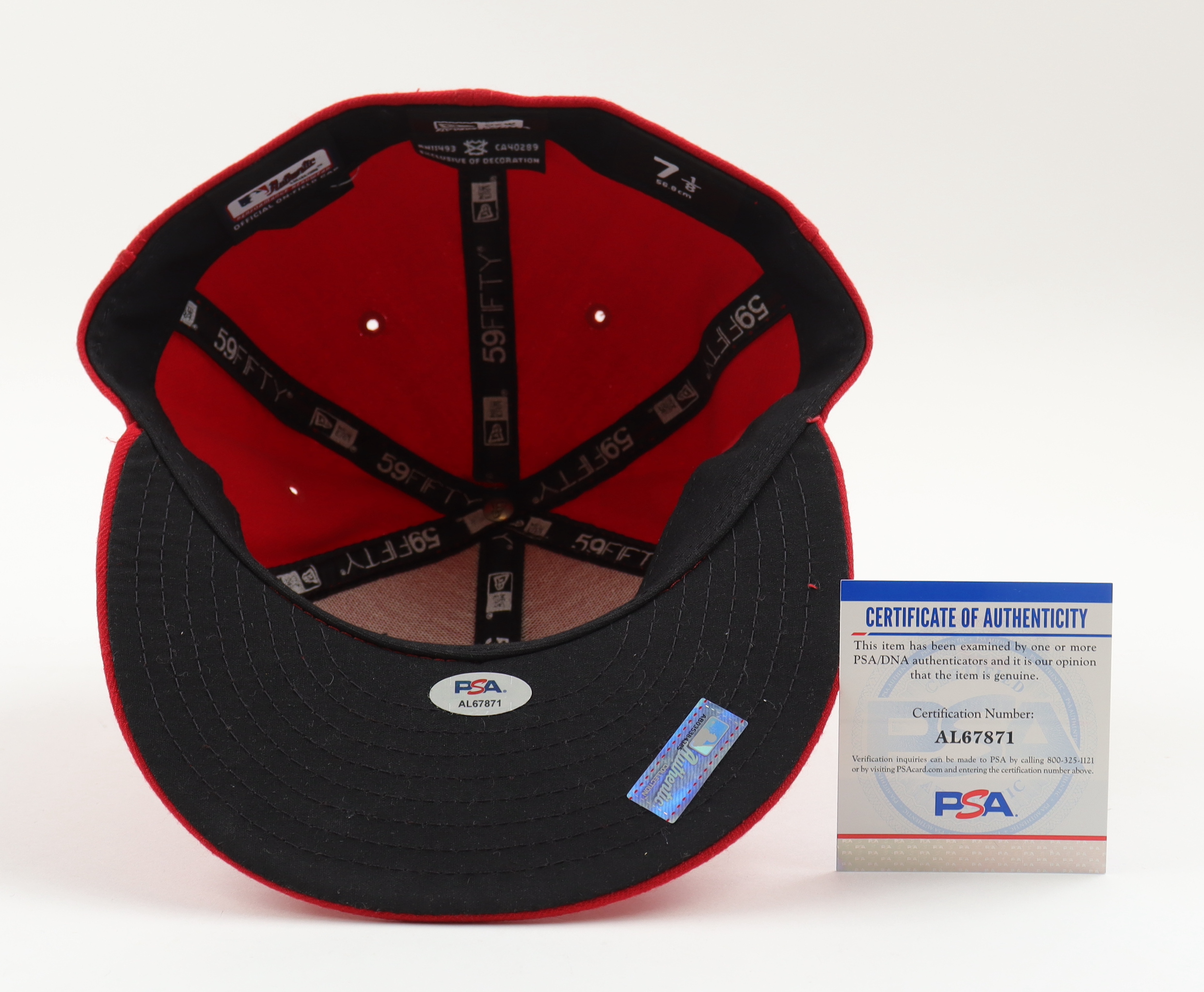 Mike Trout Signed Angels Hat (PSA) at PristineAuction.com Mike Trout Signed Angels Hat (PSA) at PristineAuction.com