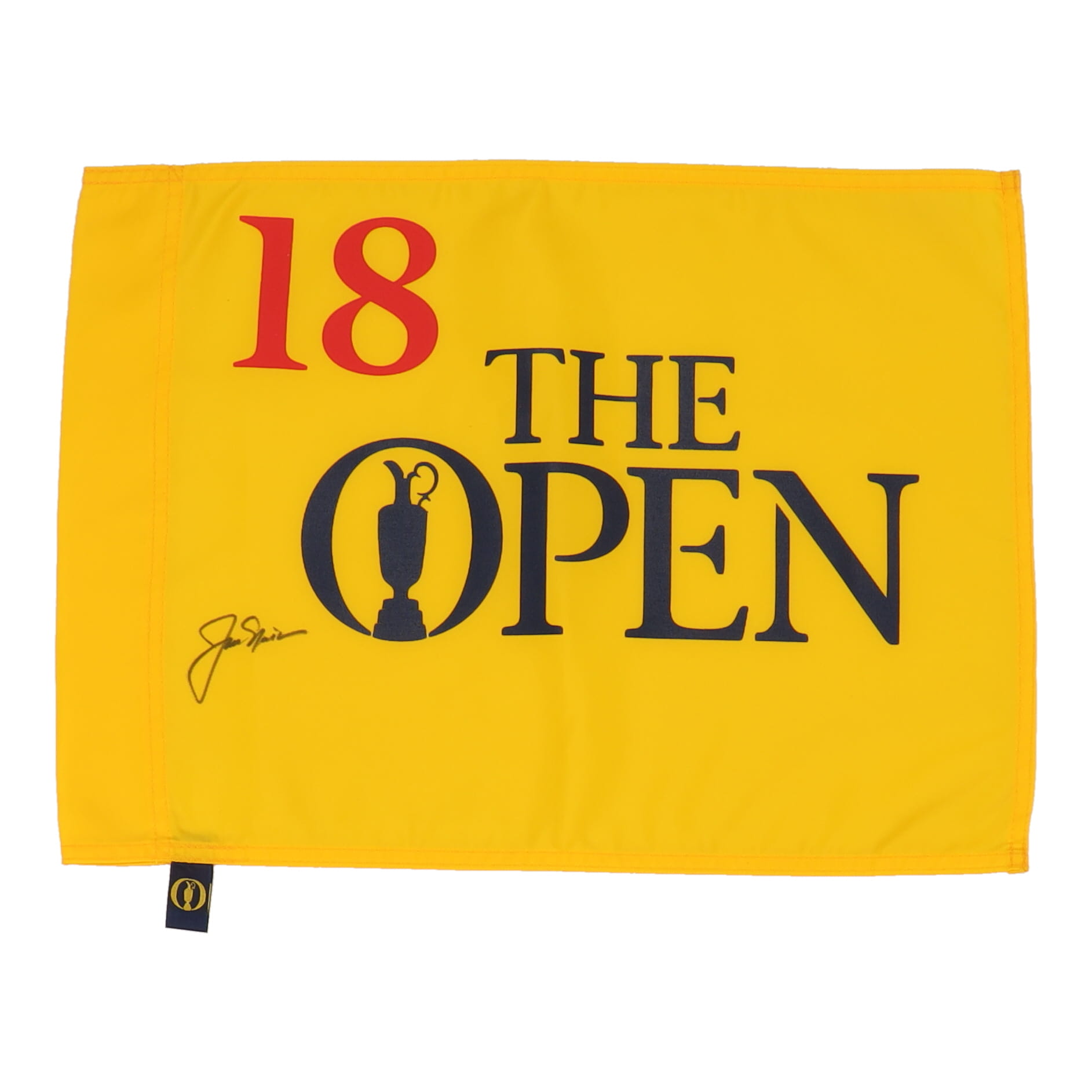 Jack Nicklaus Signed British Open Flag (PSA) at PristineAuction.com Jack Nicklaus Signed British Open Flag (PSA) at PristineAuction.com