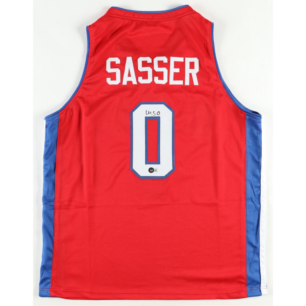 Marcus Sasser Signed Jersey (Beckett) Pristine Auction