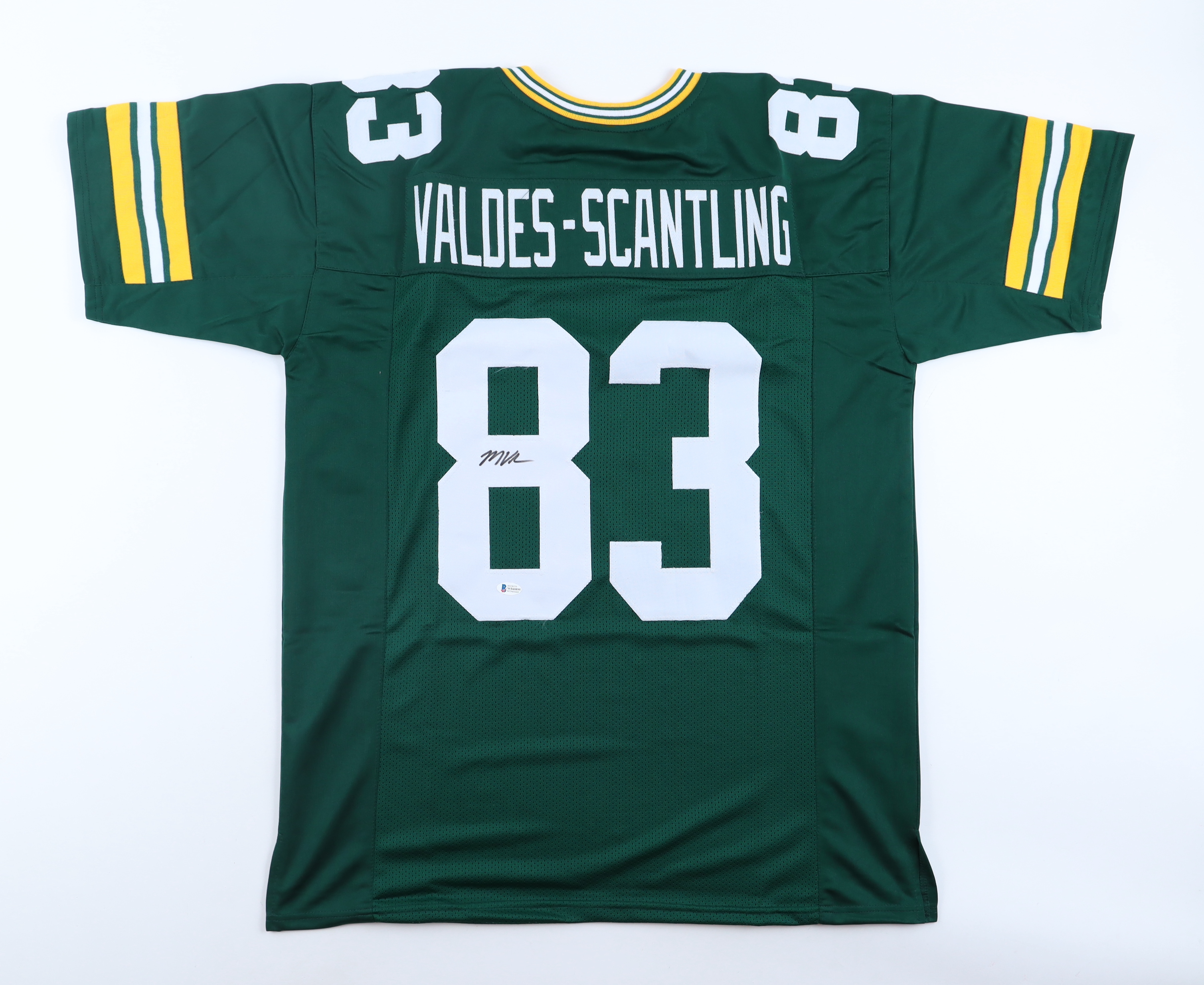 Marquez Valdes-Scantling Signed Jersey (Beckett) at PristineAuction.com Marquez Valdes-Scantling Signed Jersey (Beckett) at PristineAuction.com