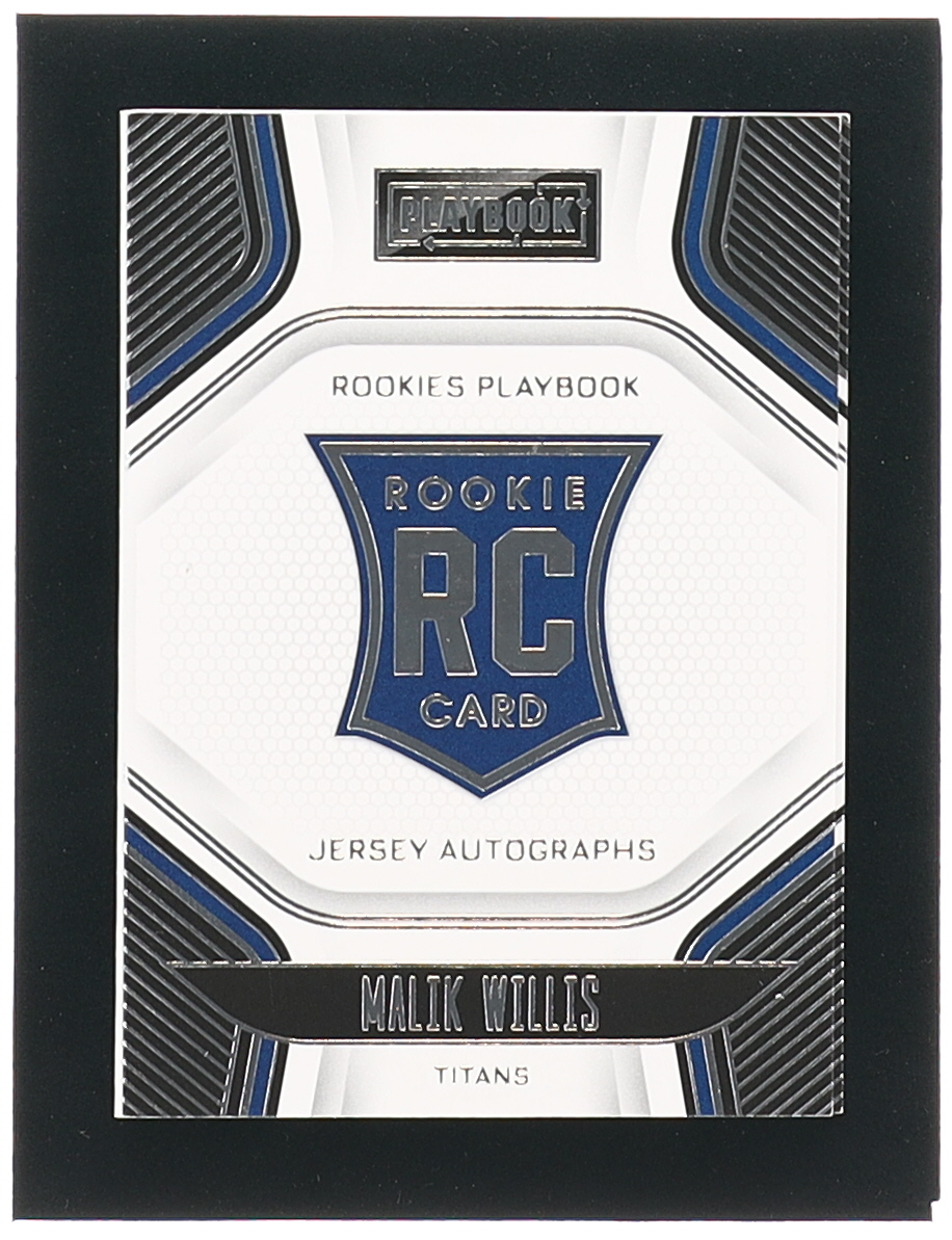 Malik Willis 2022 Panini Playbook #203 JSY AU RC #146/199 at PristineAuction.com Malik Willis 2022 Panini Playbook #203 JSY AU RC #146/199 at PristineAuction.com