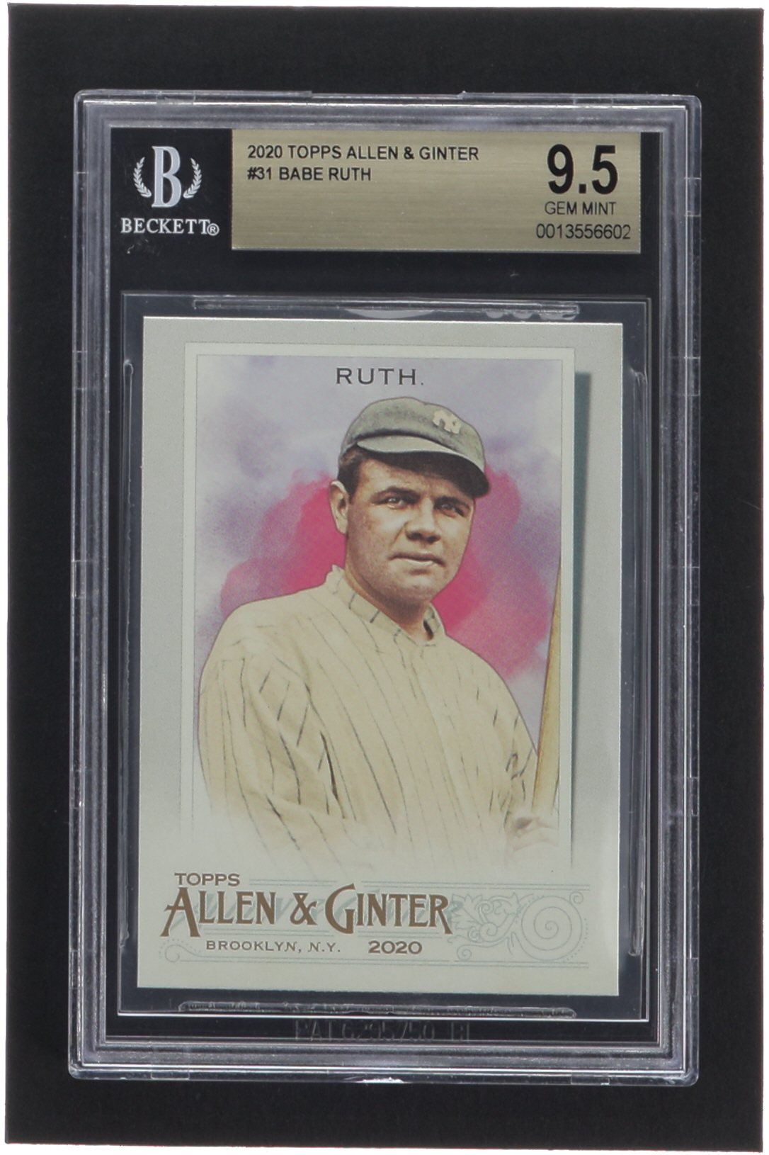 Babe Ruth 2020 Topps Allen and Ginter #31 (BGS 9.5) at PristineAuction.com Babe Ruth 2020 Topps Allen and Ginter #31 (BGS 9.5) at PristineAuction.com