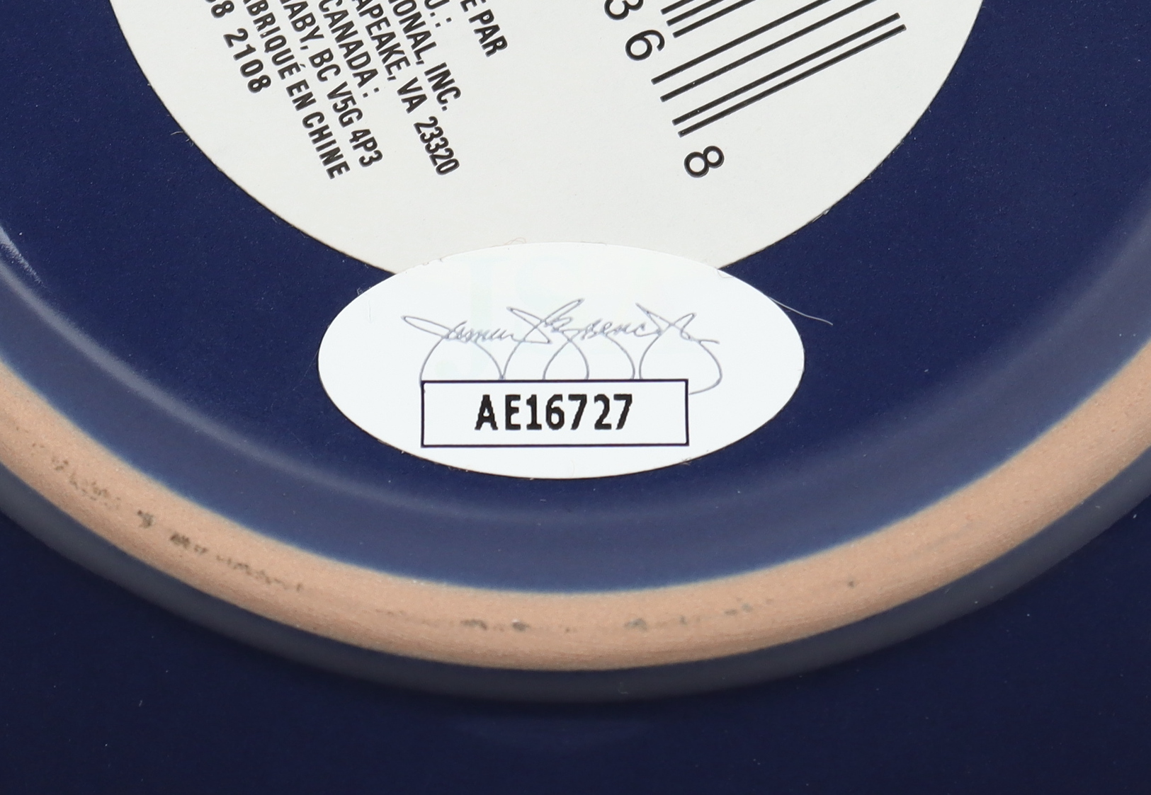 Larry Thomas Signed Soup Bowl Inscribed "No Soup For You!" & "The Soup Nazi" (JSA) at PristineAuction.com Larry Thomas Signed Soup Bowl Inscribed "No Soup For You!" & "The Soup Nazi" (JSA) at PristineAuction.com