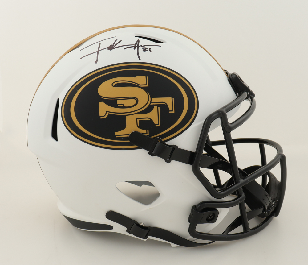 Frank Gore Signed 49ers Full-Size Lunar Eclipse Alternate Speed Helmet (Beckett) at PristineAuction.com Frank Gore Signed 49ers Full-Size Lunar Eclipse Alternate Speed Helmet (Beckett) at PristineAuction.com