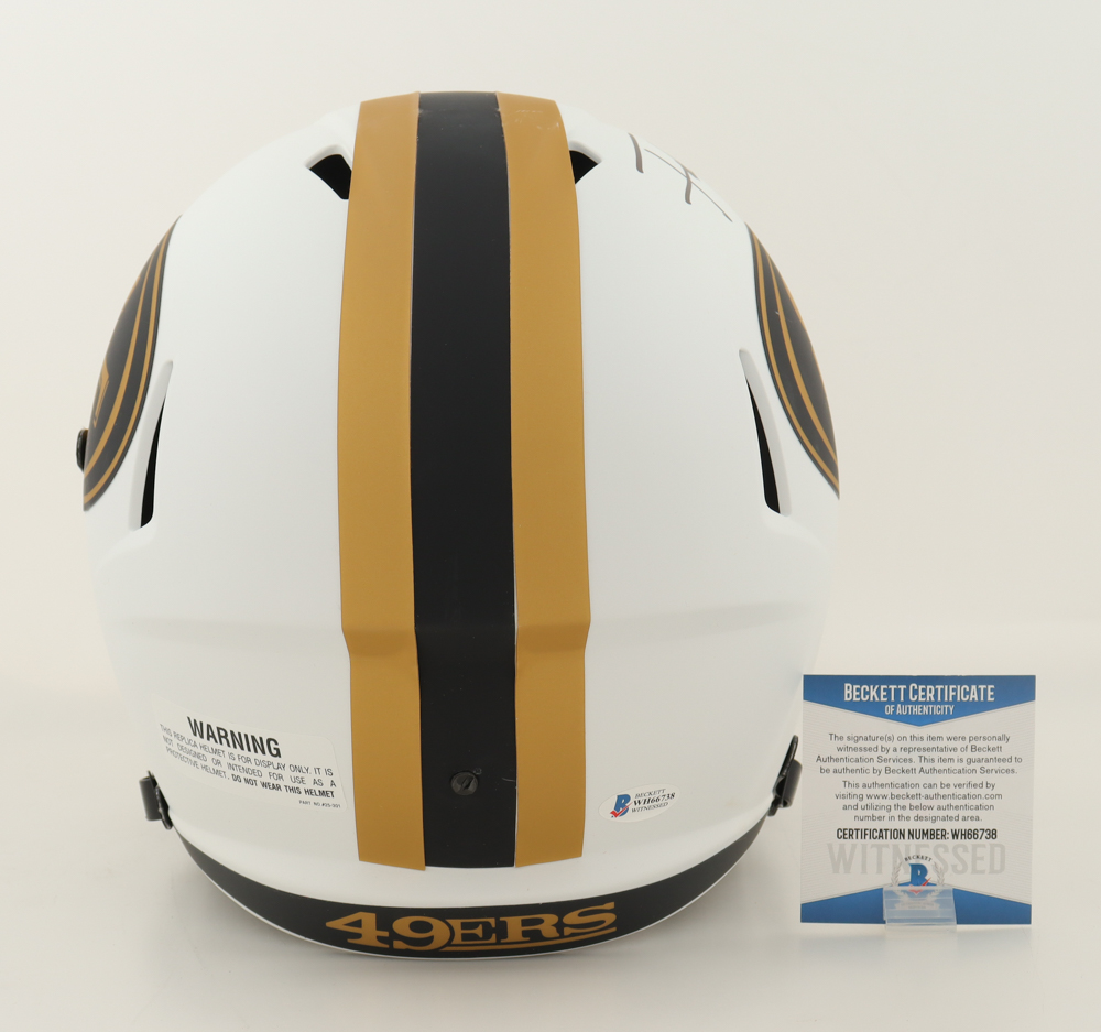 Frank Gore Signed 49ers Full-Size Lunar Eclipse Alternate Speed Helmet (Beckett) at PristineAuction.com Frank Gore Signed 49ers Full-Size Lunar Eclipse Alternate Speed Helmet (Beckett) at PristineAuction.com