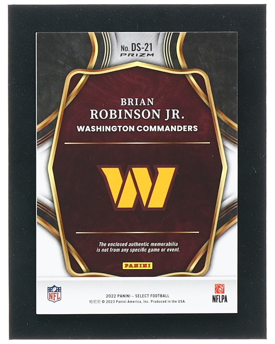 Brian Robinson Jr. 2022 Select Draft Selections Memorabilia Prizm Red #21 RC at PristineAuction.com Brian Robinson Jr. 2022 Select Draft Selections Memorabilia Prizm Red #21 RC at PristineAuction.com