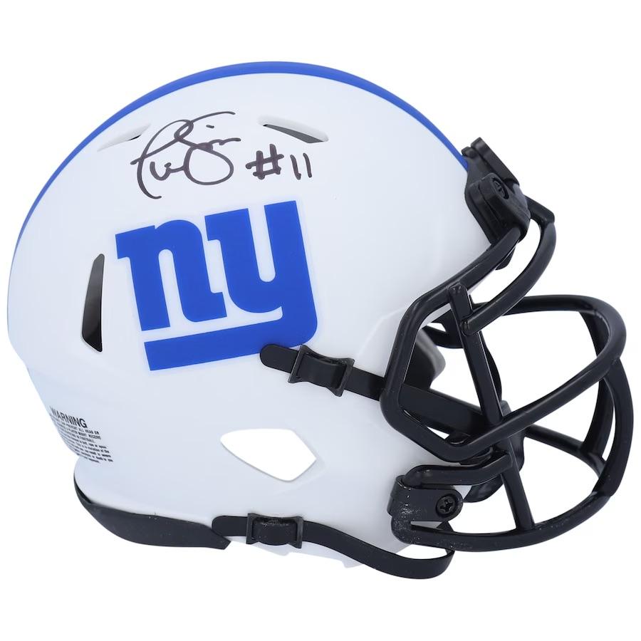 Phil Simms Signed Giants Lunar Eclipse Alternate Speed Mini Helmet (Fanatics) at PristineAuction.com Phil Simms Signed Giants Lunar Eclipse Alternate Speed Mini Helmet (Fanatics) at PristineAuction.com