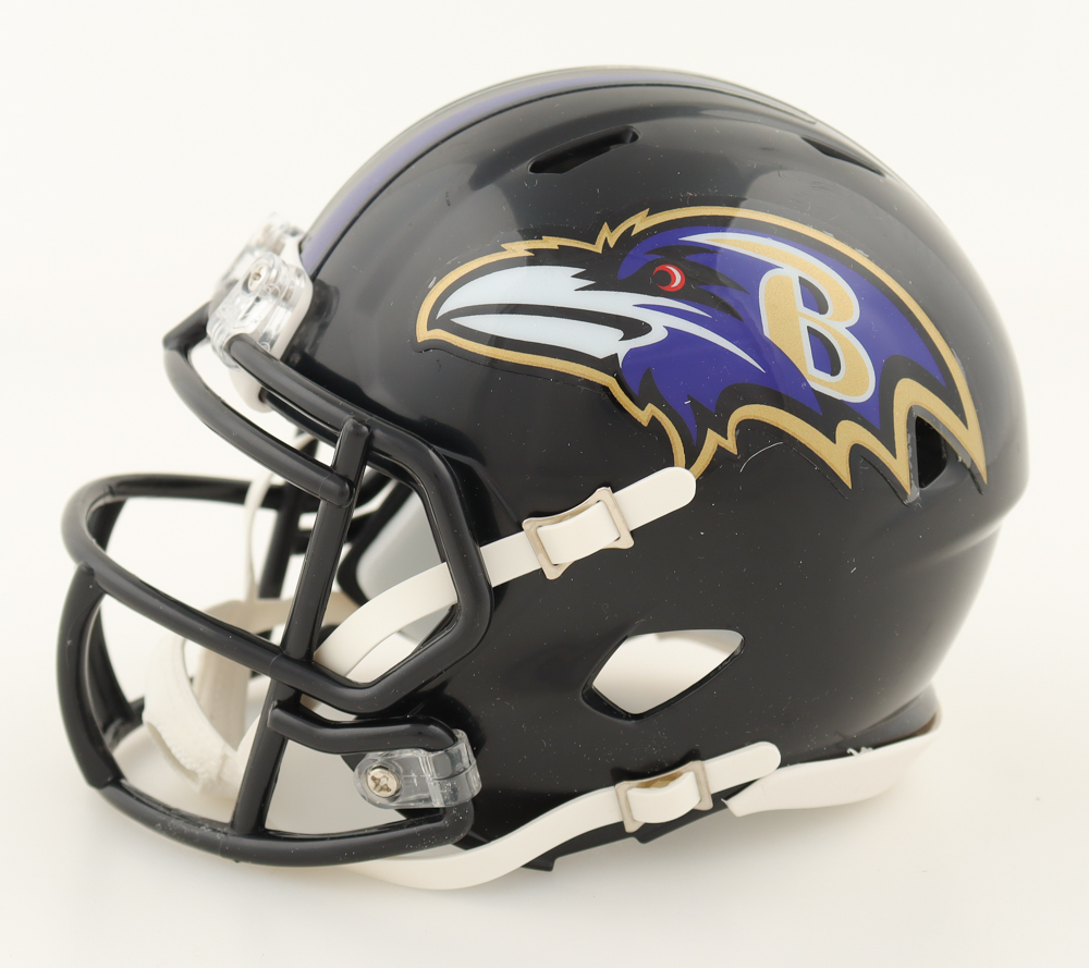 Zay Flowers Signed Ravens Speed Mini Helmet (Beckett) at PristineAuction.com Zay Flowers Signed Ravens Speed Mini Helmet (Beckett) at PristineAuction.com