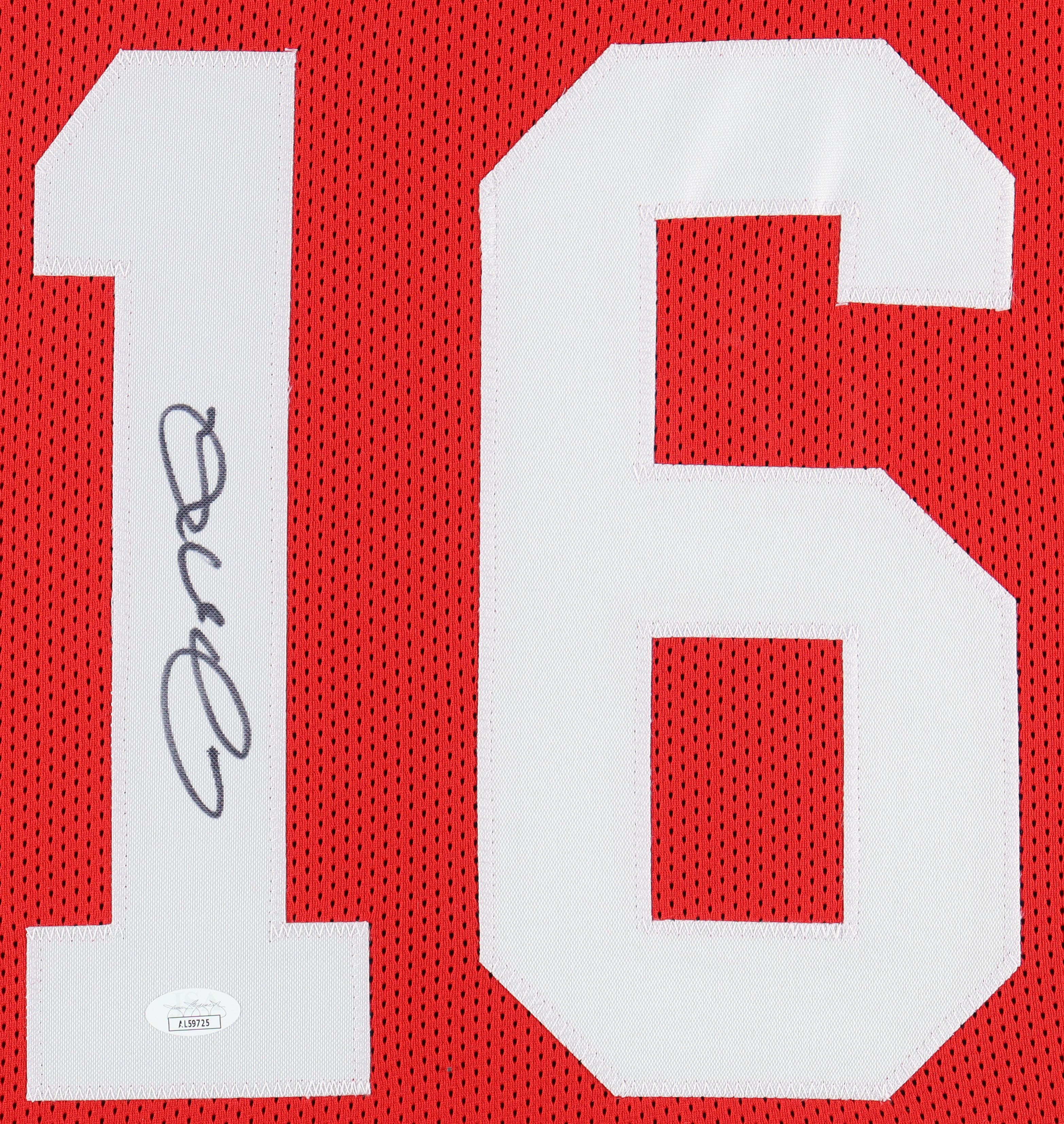 Joe Montana Signed Custom Framed Jersey Display (JSA) at PristineAuction.com Joe Montana Signed Custom Framed Jersey Display (JSA) at PristineAuction.com