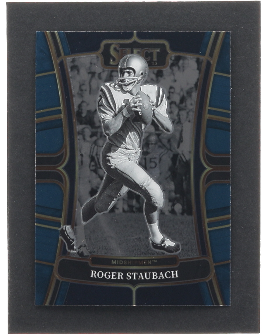 Roger Staubach 2023 Select Draft Picks Blue #85 at PristineAuction.com Roger Staubach 2023 Select Draft Picks Blue #85 at PristineAuction.com