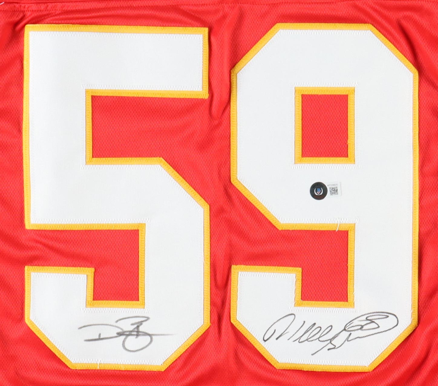 Dwayne Bowe & Will Shields Signed Career Highlight Stat Jersey (Beckett) at PristineAuction.com Dwayne Bowe & Will Shields Signed Career Highlight Stat Jersey (Beckett) at PristineAuction.com