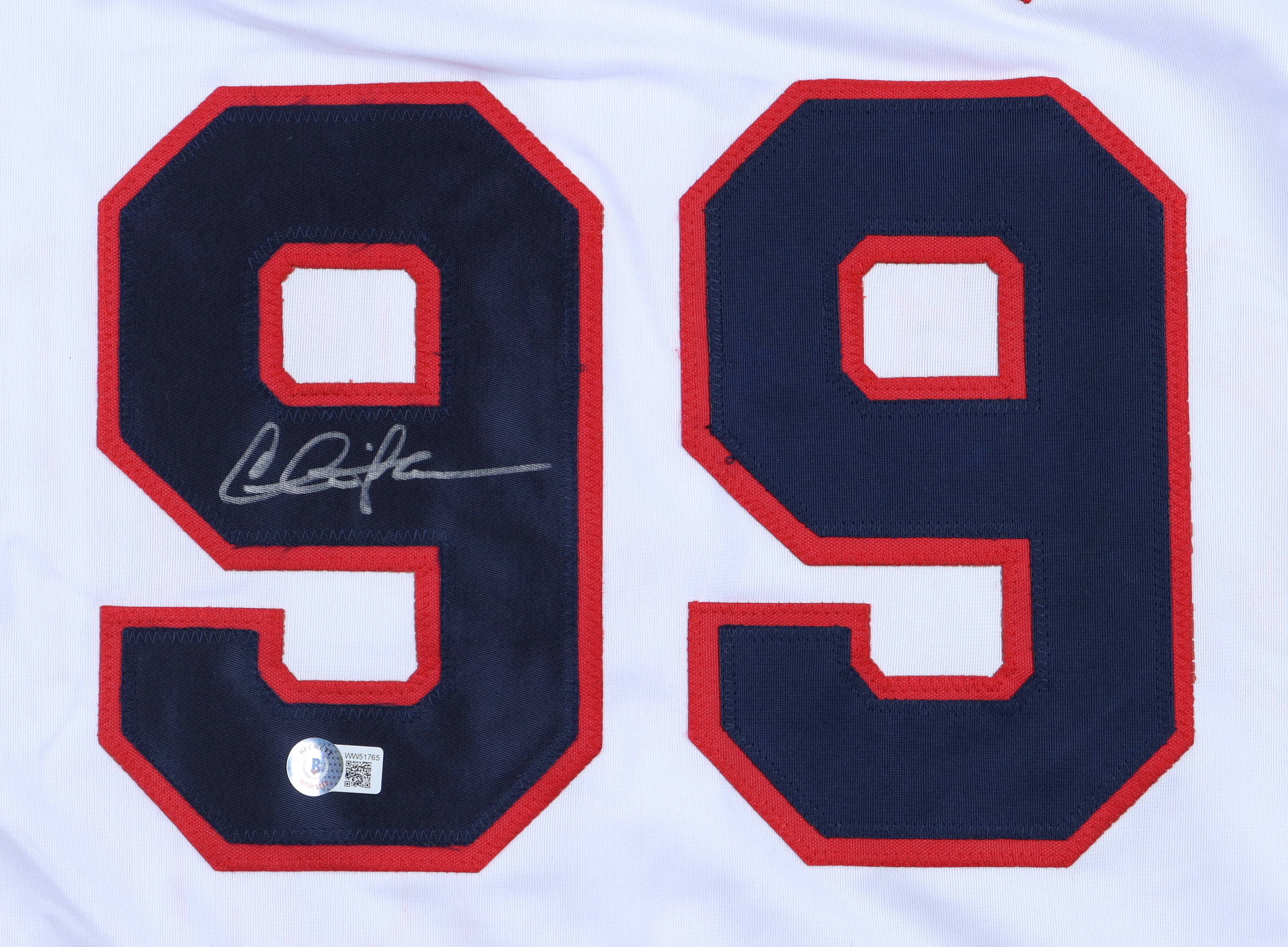 Charlie Sheen Signed Jersey (Beckett) at PristineAuction.com Charlie Sheen Signed Jersey (Beckett) at PristineAuction.com