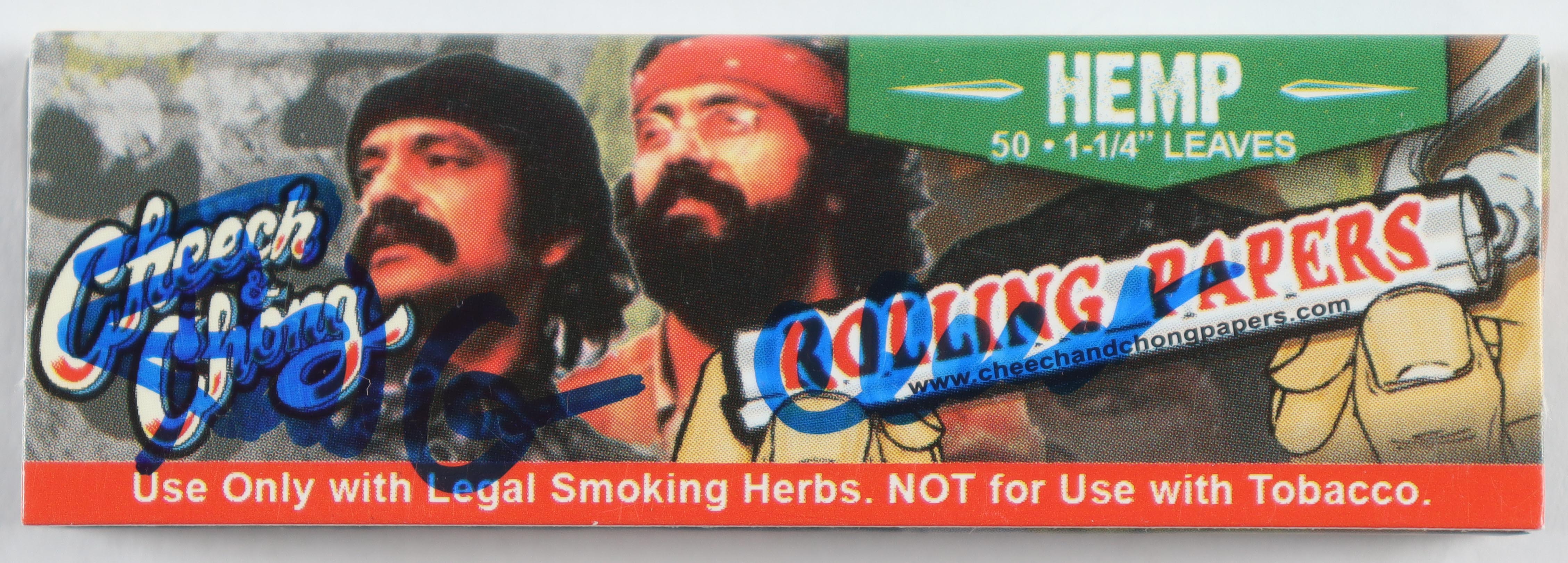 Cheech Marin & Tommy Chong Signed "Cheech & Chong" Rolling Papers (JSA) at PristineAuction.com Cheech Marin & Tommy Chong Signed "Cheech & Chong" Rolling Papers (JSA) at PristineAuction.com