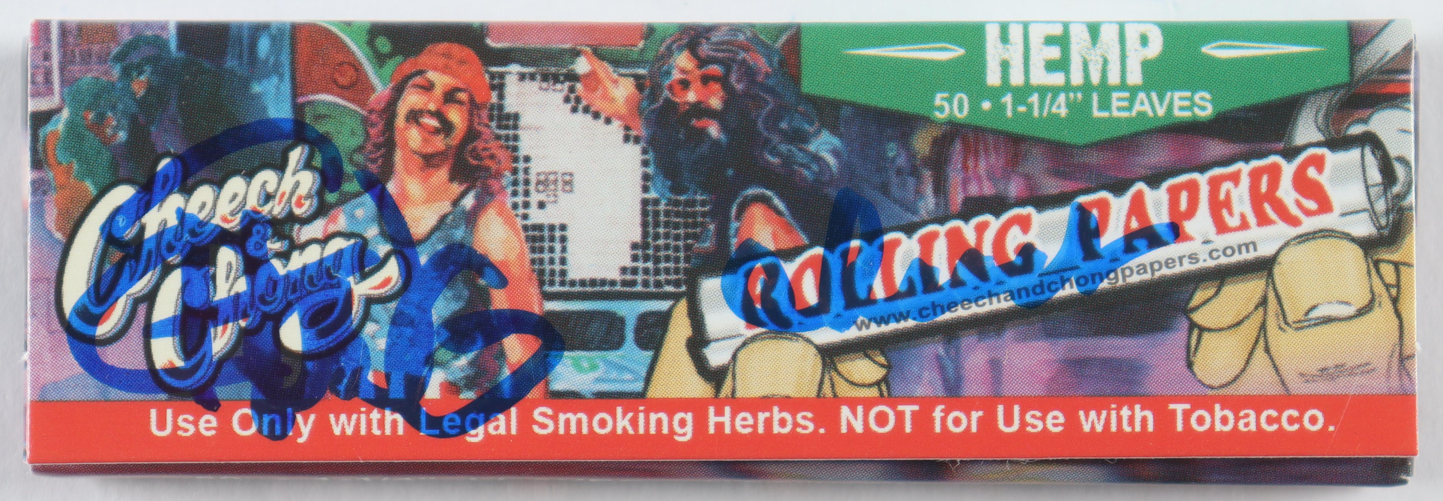 Cheech Marin & Tommy Chong Signed "Cheech & Chong" Rolling Papers (JSA) at PristineAuction.com Cheech Marin & Tommy Chong Signed "Cheech & Chong" Rolling Papers (JSA) at PristineAuction.com