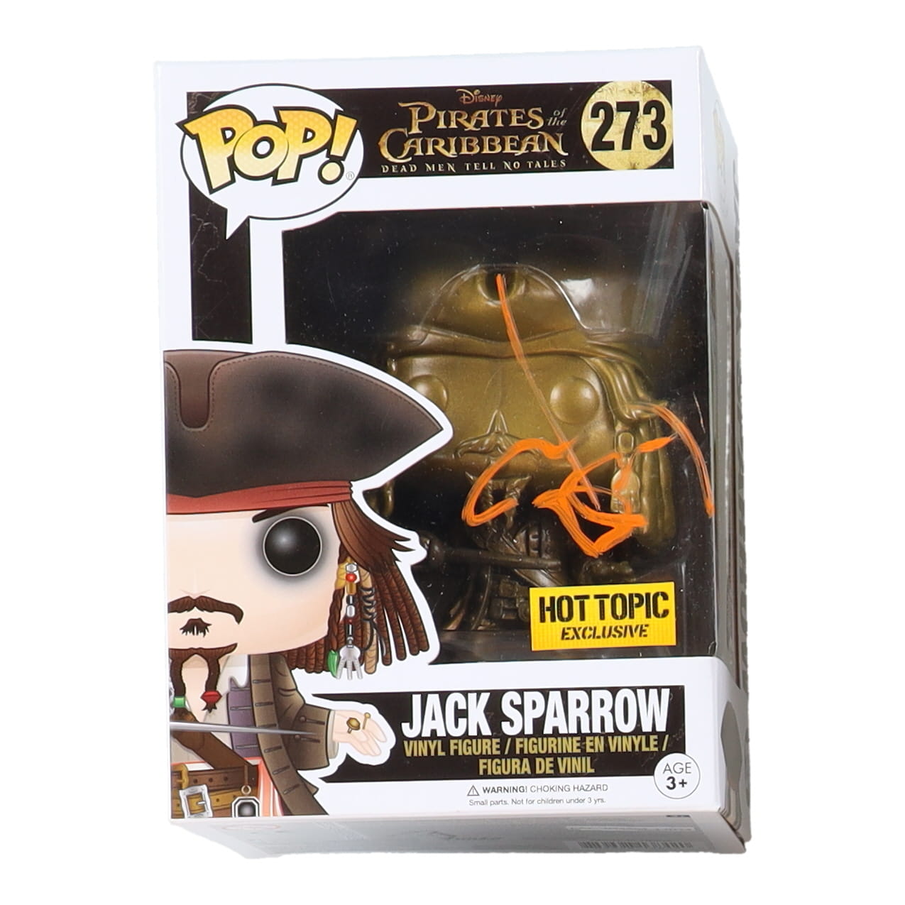 Johnny Depp Signed "Pirates of the Caribbean" #273 Jack Sparrow Funko Pop! Vinyl Figure (Beckett) at PristineAuction.com Johnny Depp Signed "Pirates of the Caribbean" #273 Jack Sparrow Funko Pop! Vinyl Figure (Beckett) at PristineAuction.com