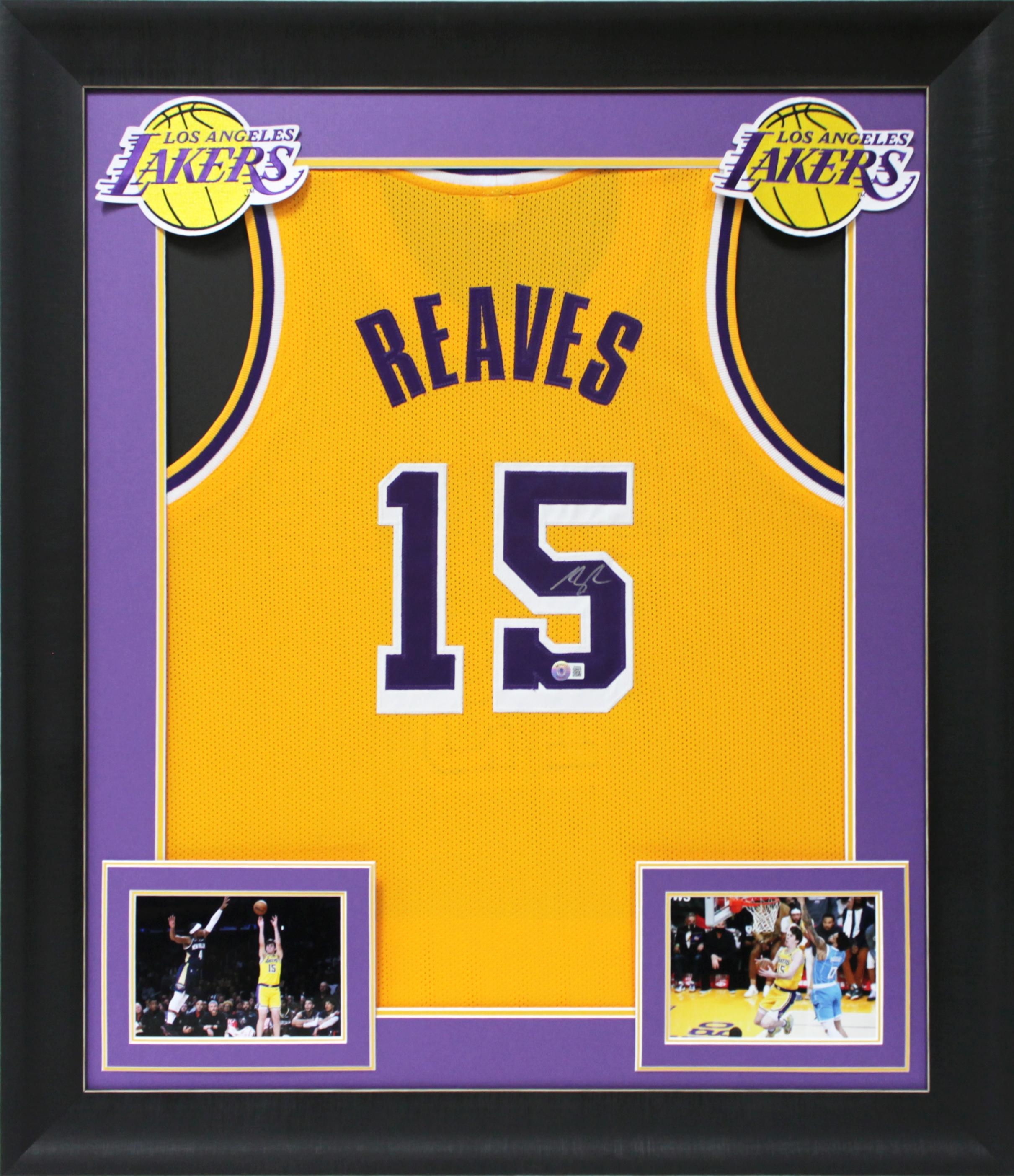 Austin Reaves Signed Custom Framed Jersey (Beckett) at PristineAuction.com Austin Reaves Signed Custom Framed Jersey (Beckett) at PristineAuction.com