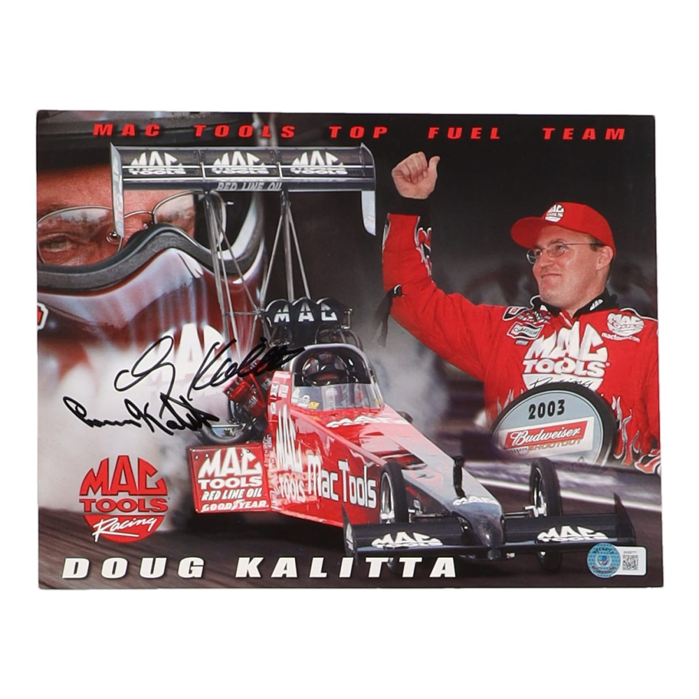 Doug & Connie Kalitta Signed 8x10 Photo (Beckett) | Pristine Auction