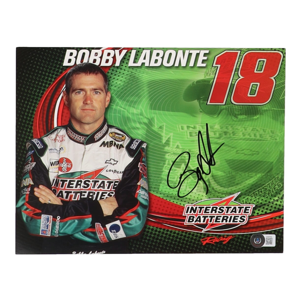 Bobby Labonte Signed NASCAR 8x10 Photo (Beckett) | Pristine Auction