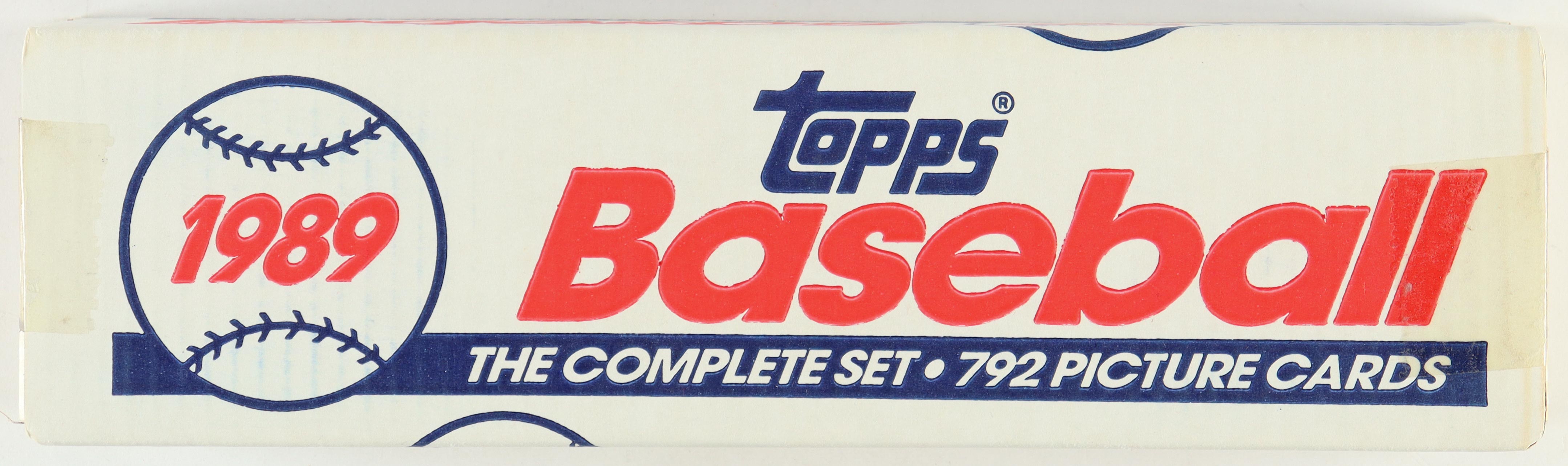 1989 Topps Baseball Complete Set of (792) Cards with Craig Biggio #49 RC, Randy Johnson #647 RC, Gary Sheffield #343 RC, John Smoltz #382 RC at PristineAuction.com 1989 Topps Baseball Complete Set of (792) Cards with Craig Biggio #49 RC, Randy Johnson #647 RC, Gary Sheffield #343 RC, John Smoltz #382 RC at PristineAuction.com