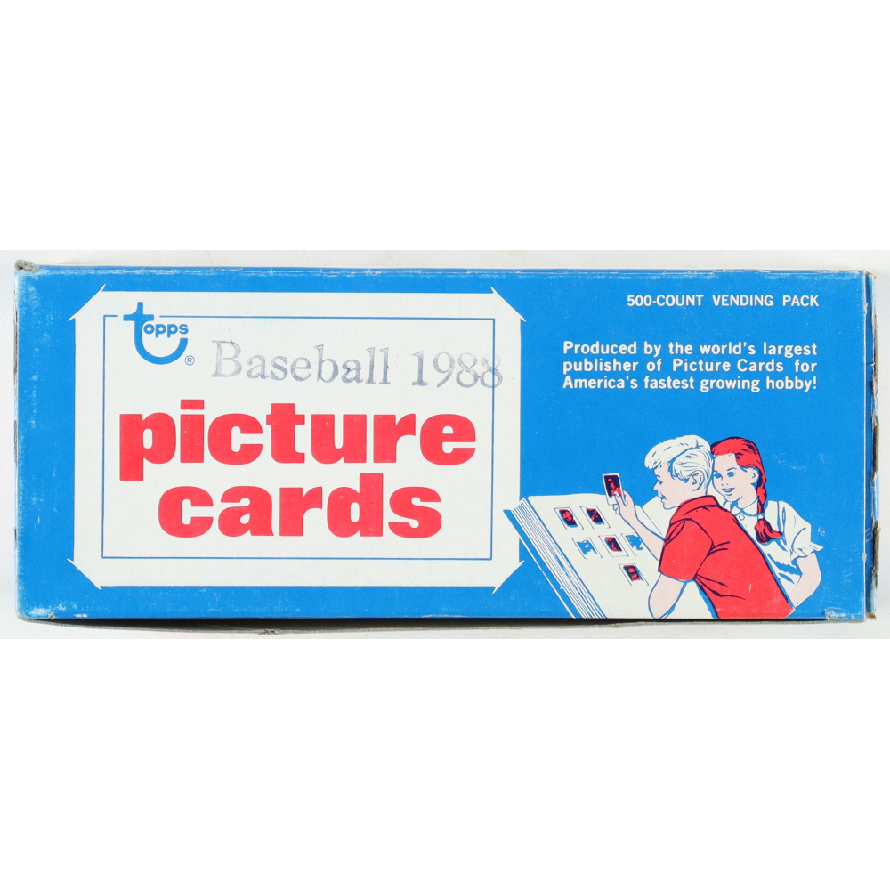 1988 Topps Baseball Vending Box With (500) Cards at PristineAuction.com