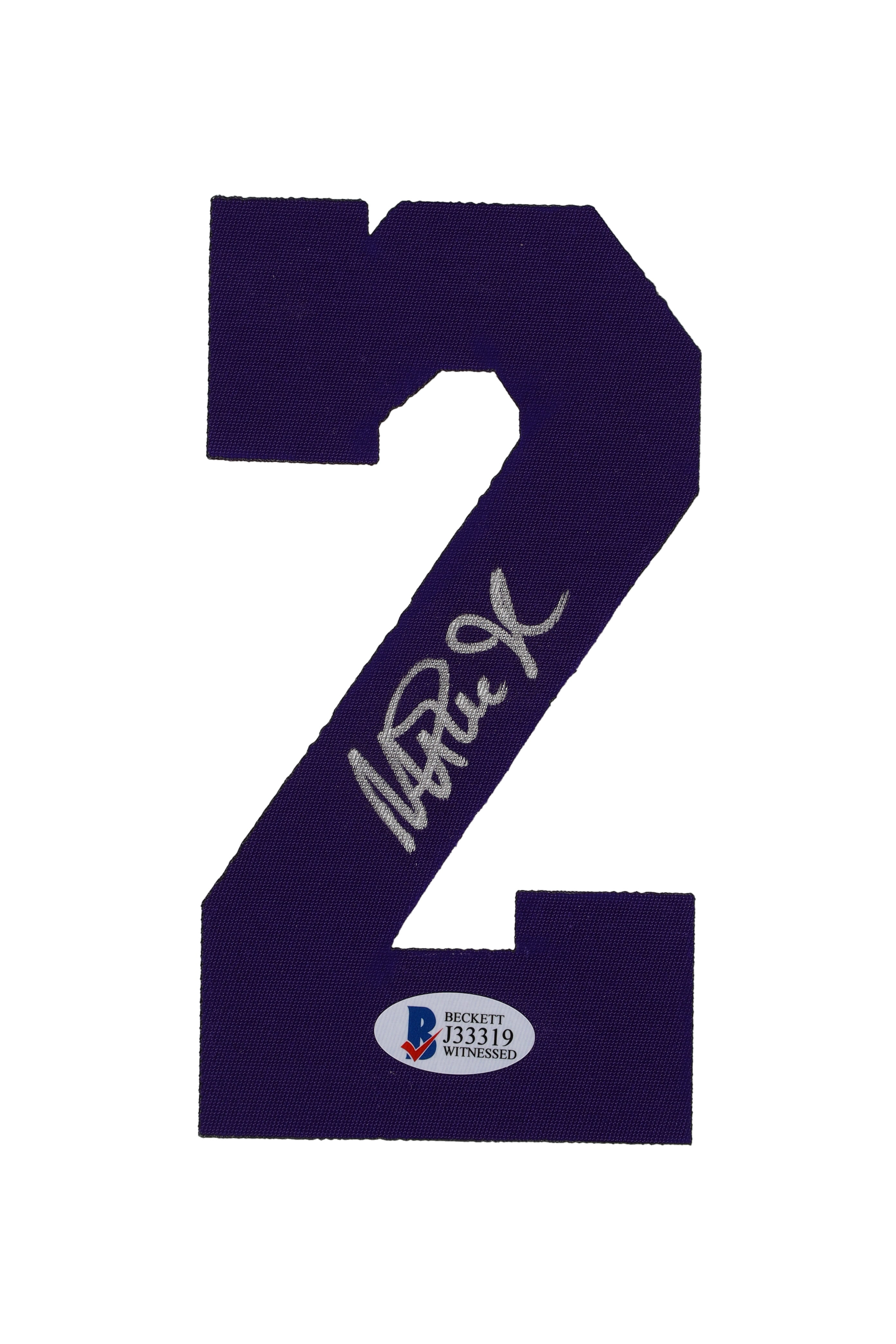 Magic Johnson Signed #2 Jersey Number (Beckett) at PristineAuction.com Magic Johnson Signed #2 Jersey Number (Beckett) at PristineAuction.com