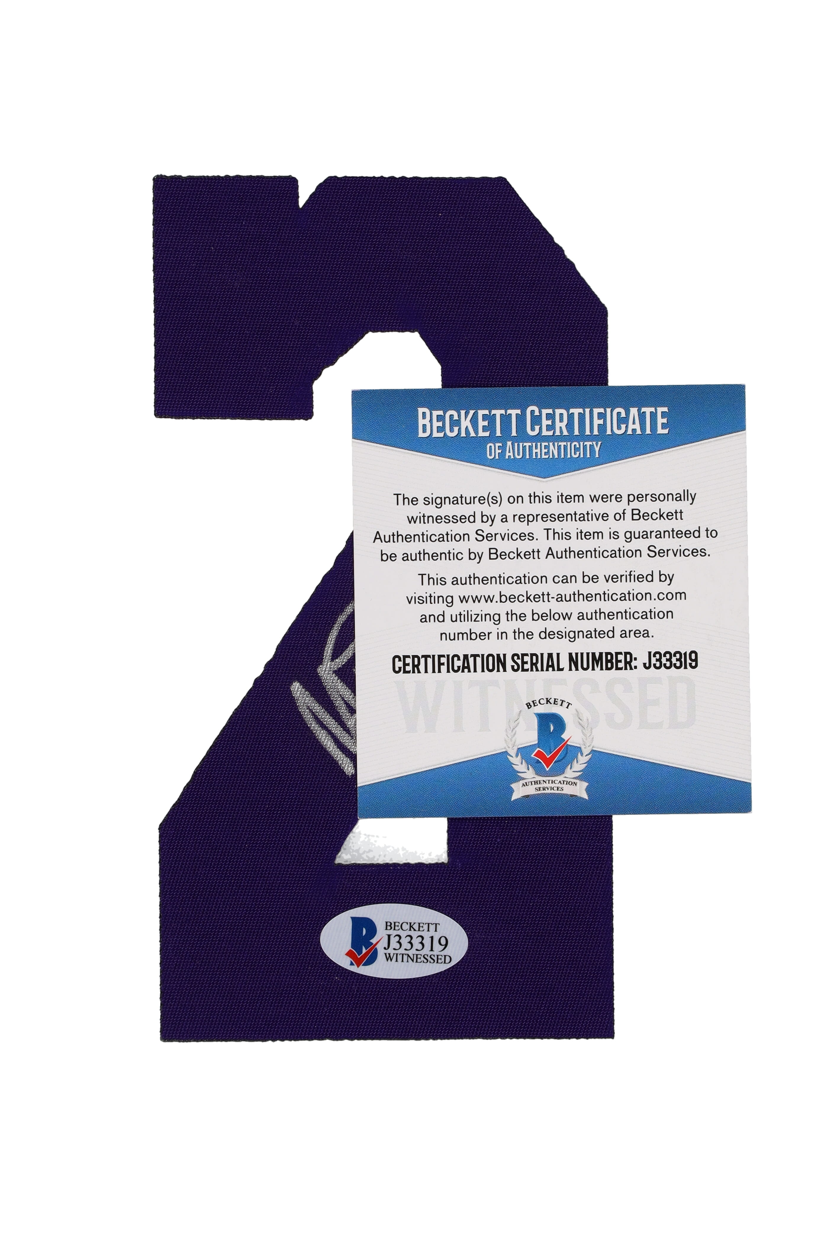 Magic Johnson Signed #2 Jersey Number (Beckett) at PristineAuction.com Magic Johnson Signed #2 Jersey Number (Beckett) at PristineAuction.com