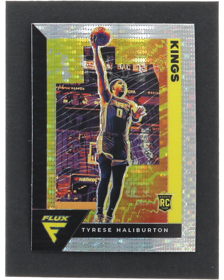 Tyrese Haliburton 2020-21 Panini Flux Factory Pulsar #203 RC at PristineAuction.com Tyrese Haliburton 2020-21 Panini Flux Factory Pulsar #203 RC at PristineAuction.com
