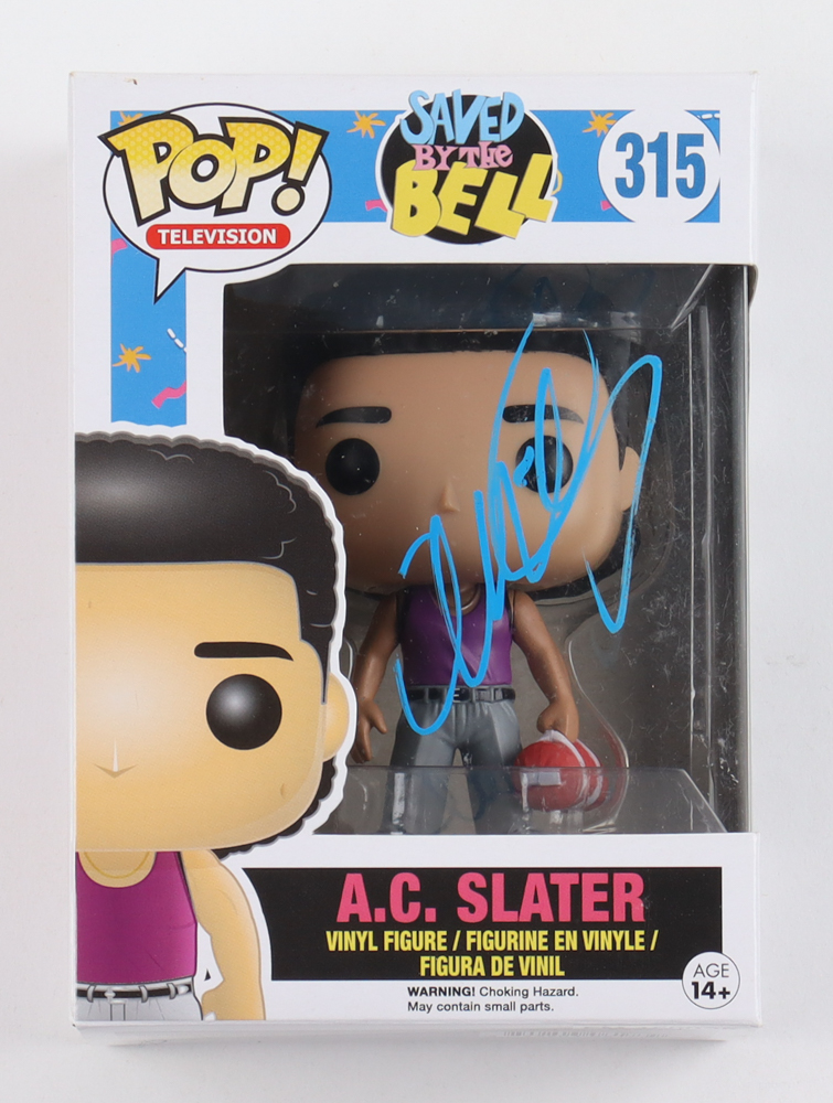 Mario Lopez Signed "Saved By The Bell" #315 A. C. Slater Funko Pop! Vinyl Figure (AutographCOA) at PristineAuction.com Mario Lopez Signed "Saved By The Bell" #315 A. C. Slater Funko Pop! Vinyl Figure (AutographCOA) at PristineAuction.com