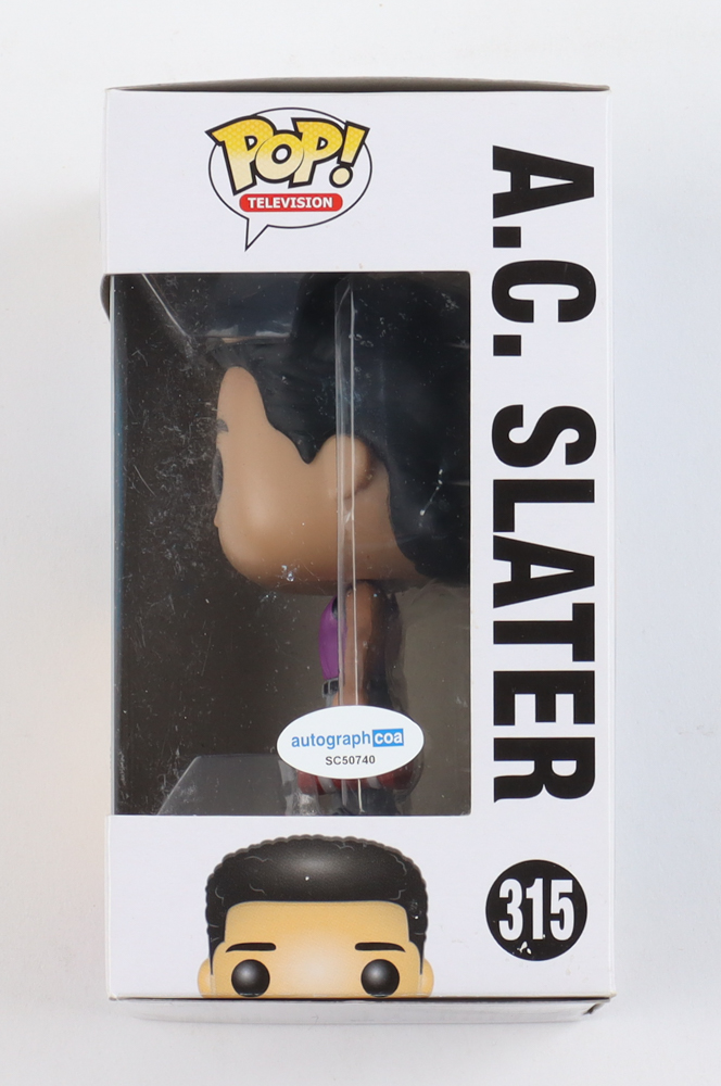 Mario Lopez Signed "Saved By The Bell" #315 A. C. Slater Funko Pop! Vinyl Figure (AutographCOA) at PristineAuction.com Mario Lopez Signed "Saved By The Bell" #315 A. C. Slater Funko Pop! Vinyl Figure (AutographCOA) at PristineAuction.com