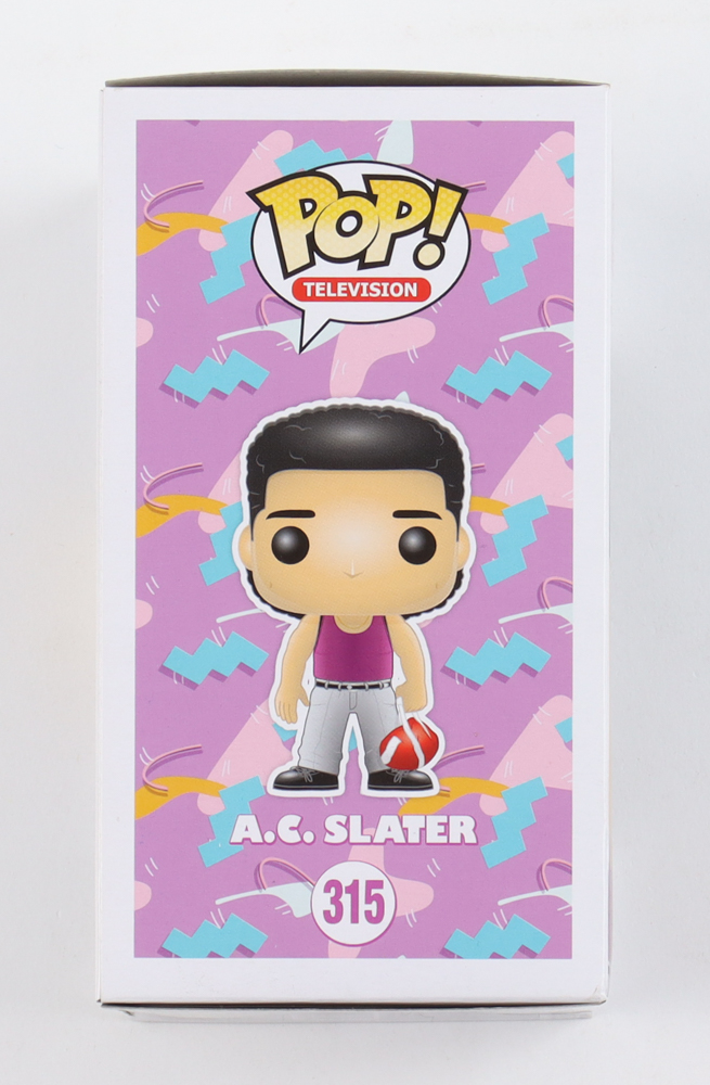 Mario Lopez Signed "Saved By The Bell" #315 A. C. Slater Funko Pop! Vinyl Figure (AutographCOA) at PristineAuction.com Mario Lopez Signed "Saved By The Bell" #315 A. C. Slater Funko Pop! Vinyl Figure (AutographCOA) at PristineAuction.com