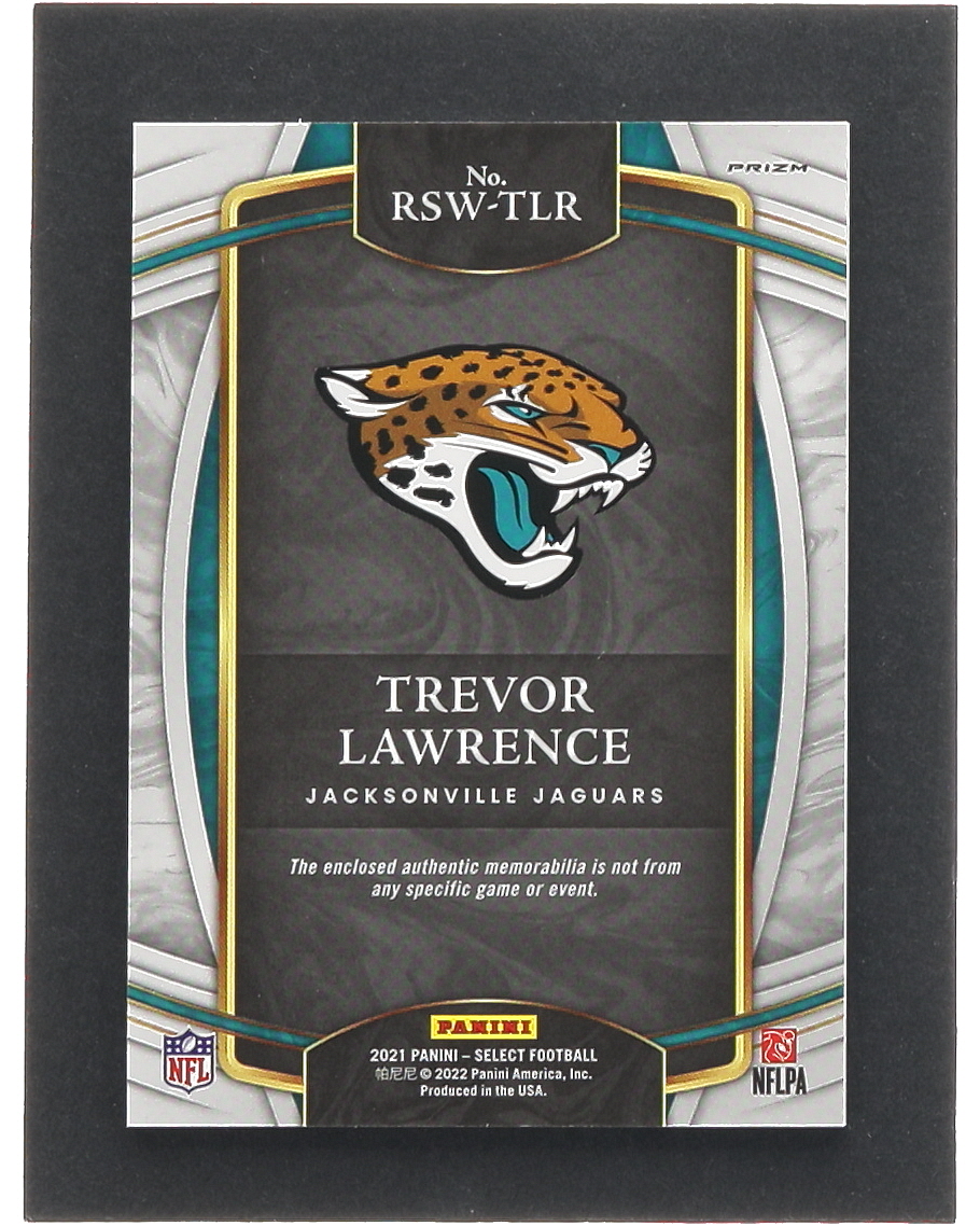 Trevor Lawrence 2021 Select Rookie Swatches Prizm Red #1 RC at PristineAuction.com Trevor Lawrence 2021 Select Rookie Swatches Prizm Red #1 RC at PristineAuction.com