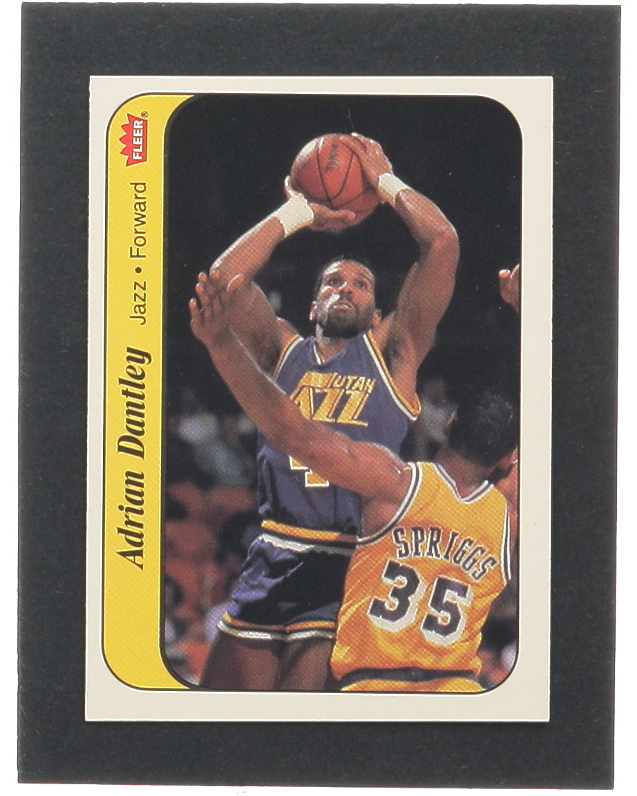 Adrian Dantley 1986-87 Fleer Stickers #3 at PristineAuction.com Adrian Dantley 1986-87 Fleer Stickers #3 at PristineAuction.com