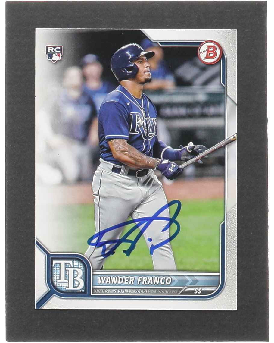 Wander Franco Signed 2022 Bowman #12 RC (JSA) at PristineAuction.com Wander Franco Signed 2022 Bowman #12 RC (JSA) at PristineAuction.com