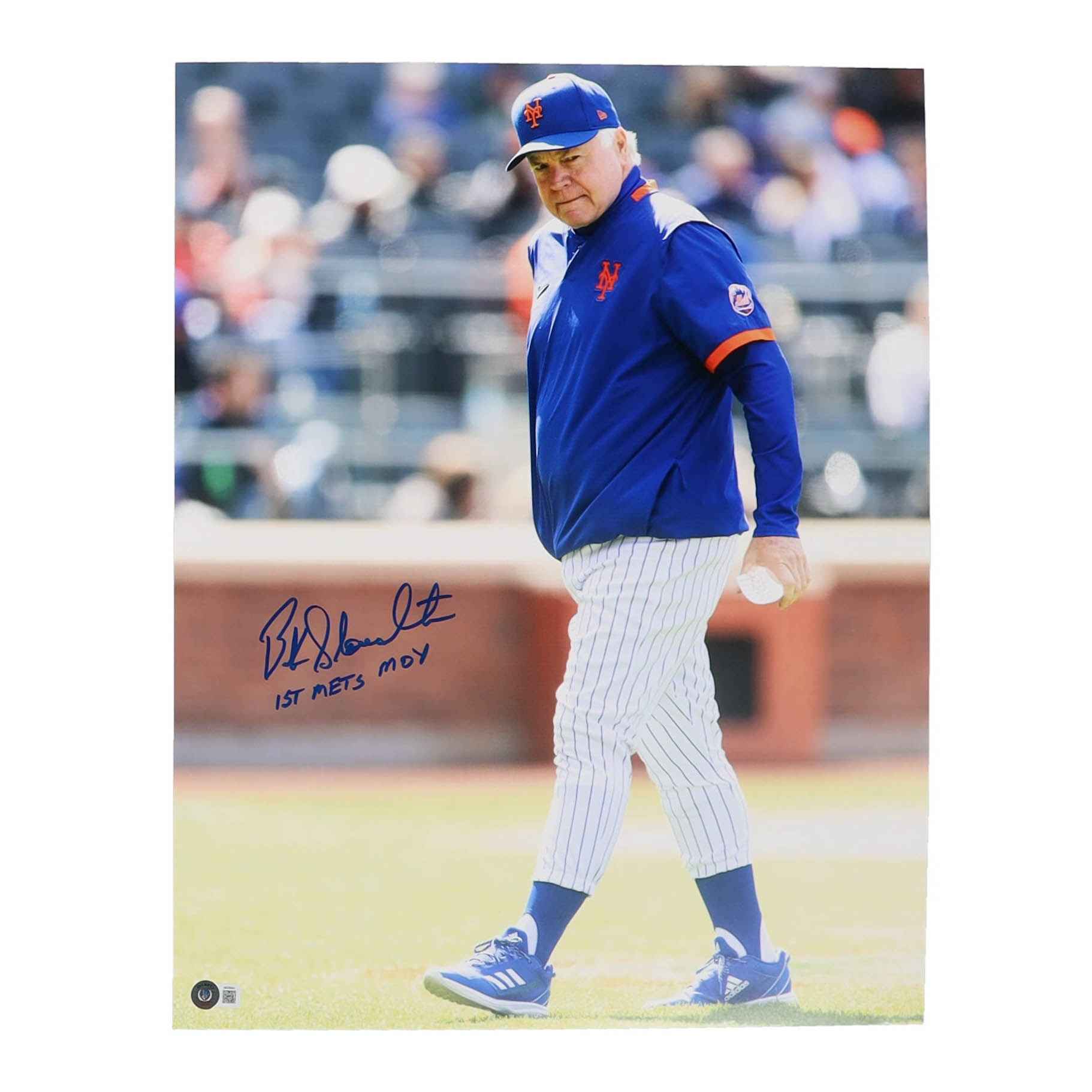Buck Showalter Signed 16x20 Mets Photo Inscribed "1st Mets MOY" (Beckett) at PristineAuction.com Buck Showalter Signed 16x20 Mets Photo Inscribed "1st Mets MOY" (Beckett) at PristineAuction.com
