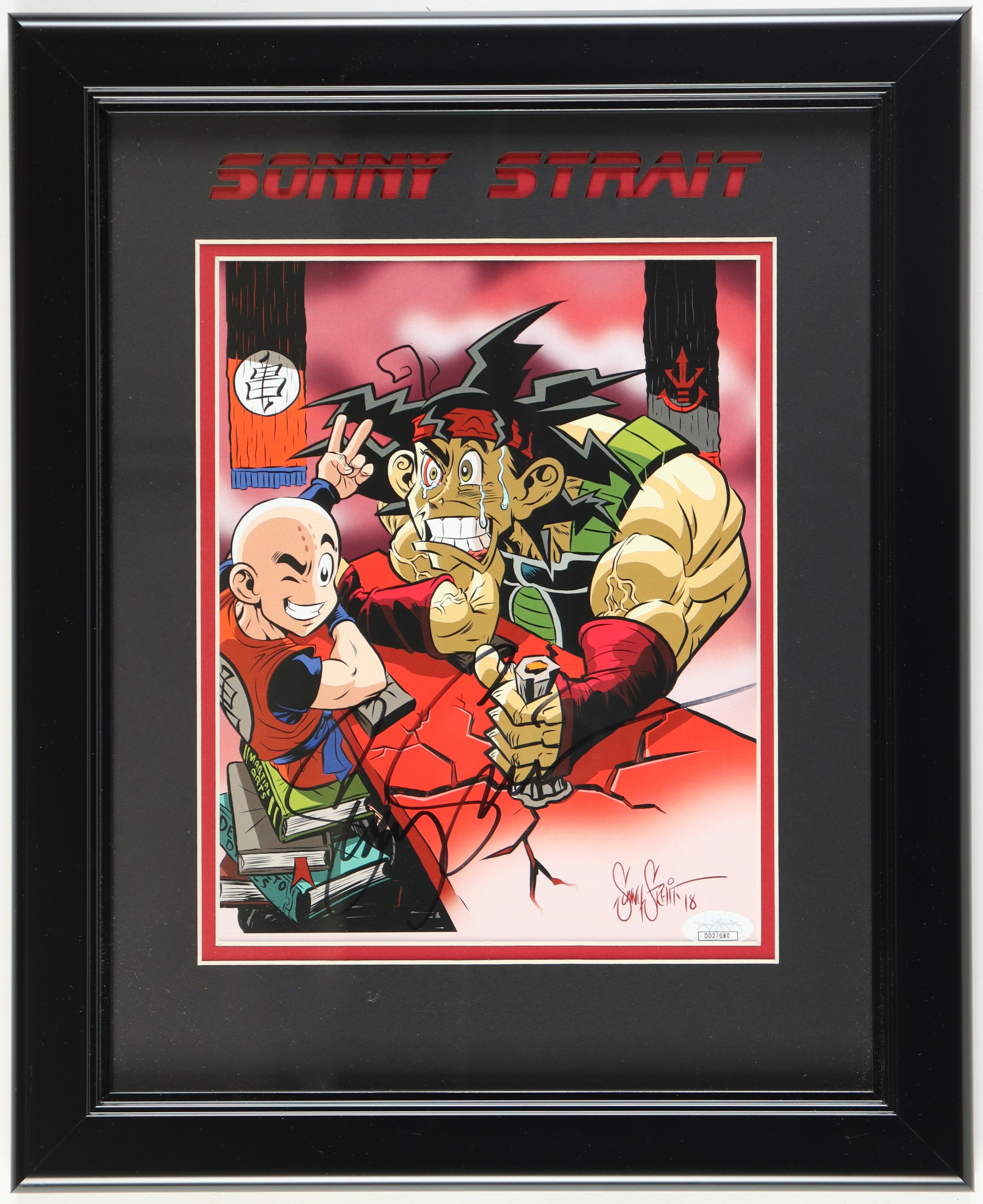 Sonny Strait Signed "Dragon Ball Z" Custom Framed Photo Display (JSA) at PristineAuction.com Sonny Strait Signed "Dragon Ball Z" Custom Framed Photo Display (JSA) at PristineAuction.com