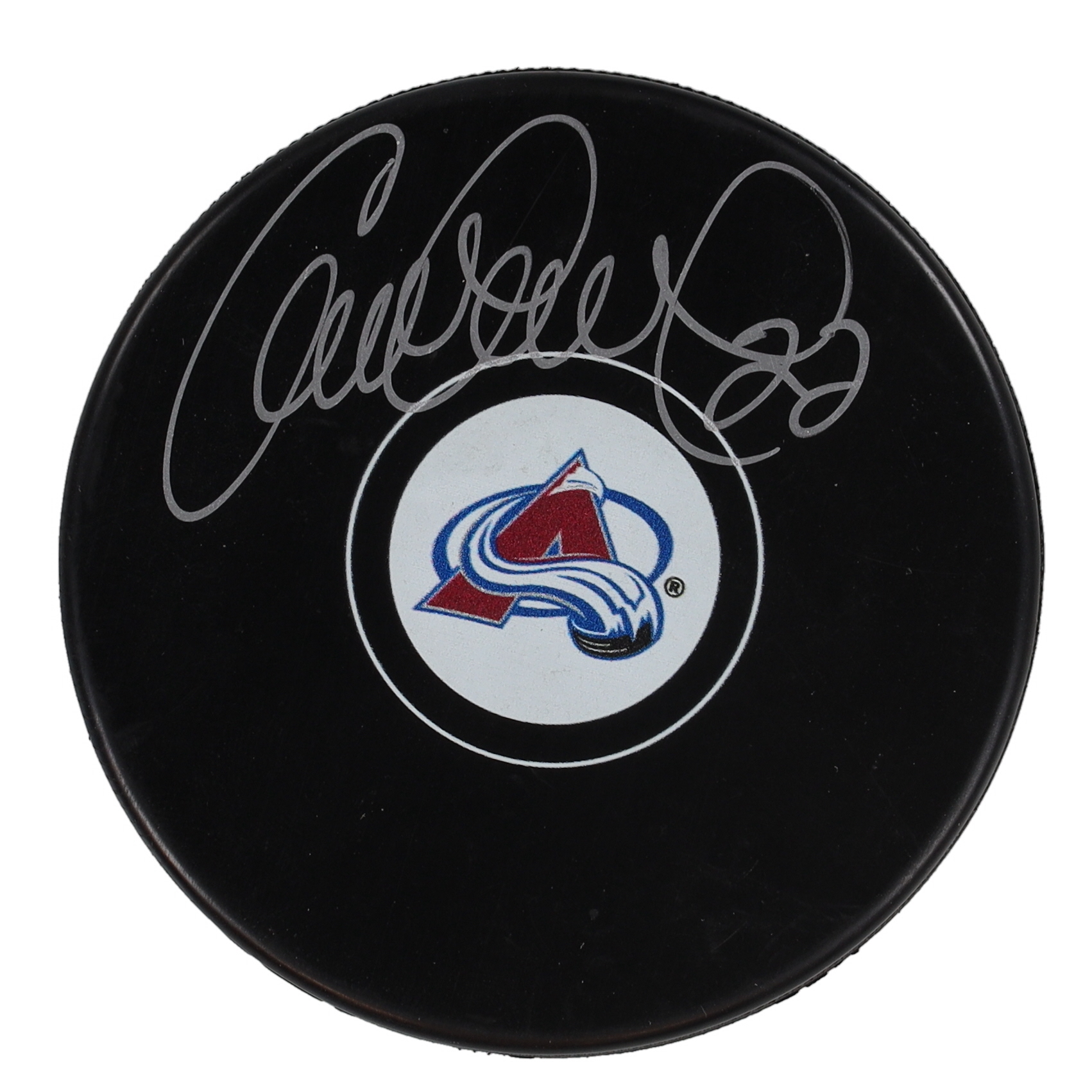 Claude Lemieux Signed Avalanche Logo Hockey Puck (Beckett) at PristineAuction.com Claude Lemieux Signed Avalanche Logo Hockey Puck (Beckett) at PristineAuction.com