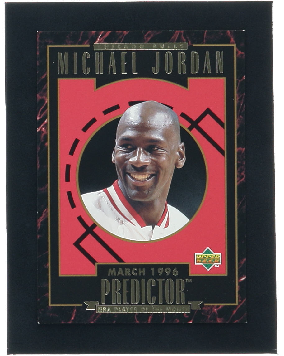 Michael Jordan 1995-96 Upper Deck Predictor Player of the Month Redemption #R4 / March at PristineAuction.com Michael Jordan 1995-96 Upper Deck Predictor Player of the Month Redemption #R4 / March at PristineAuction.com