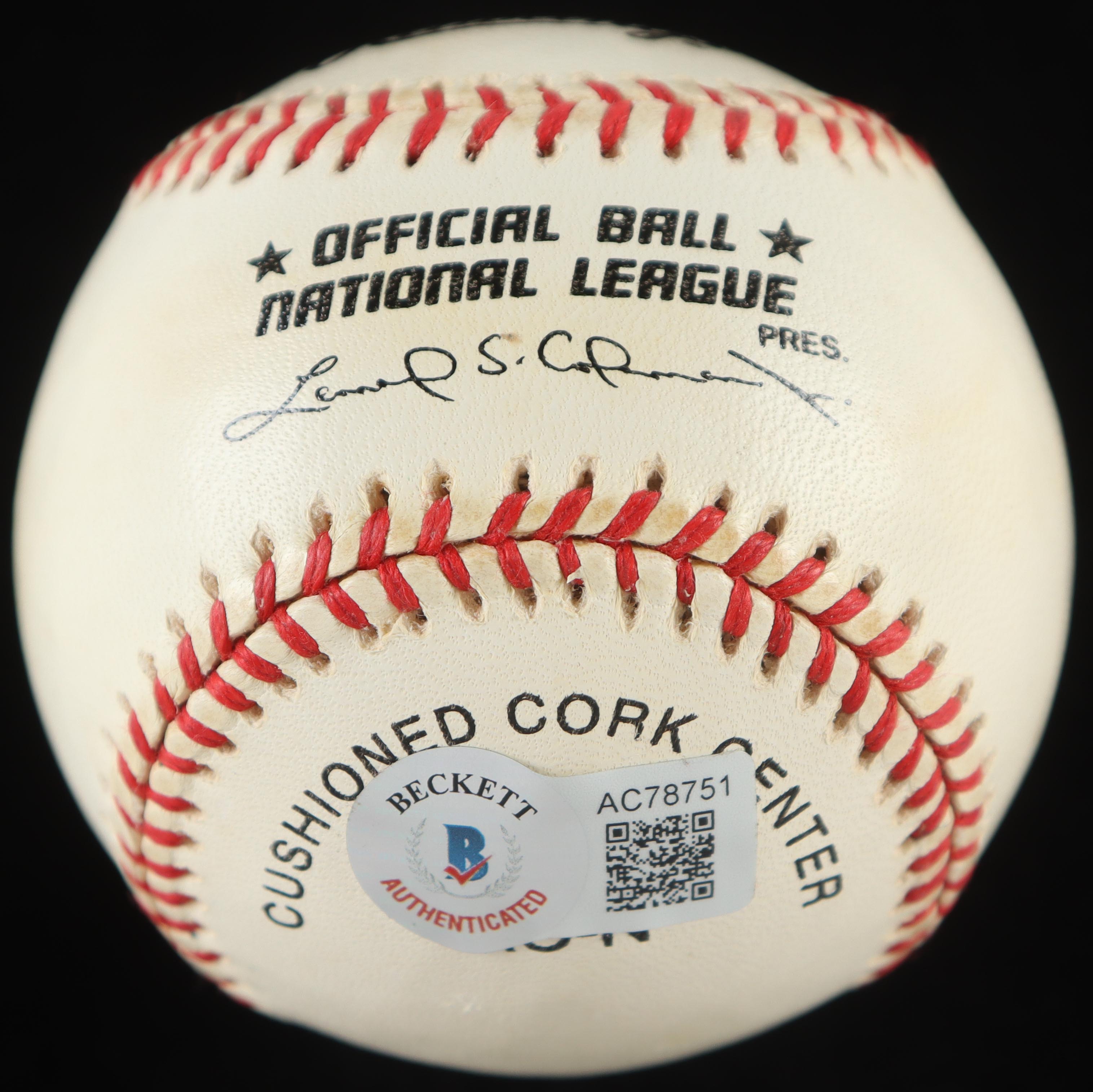 Willie Mays Signed ONL Baseball Inscribed "Best Wishes" (Beckett) at PristineAuction.com Willie Mays Signed ONL Baseball Inscribed "Best Wishes" (Beckett) at PristineAuction.com