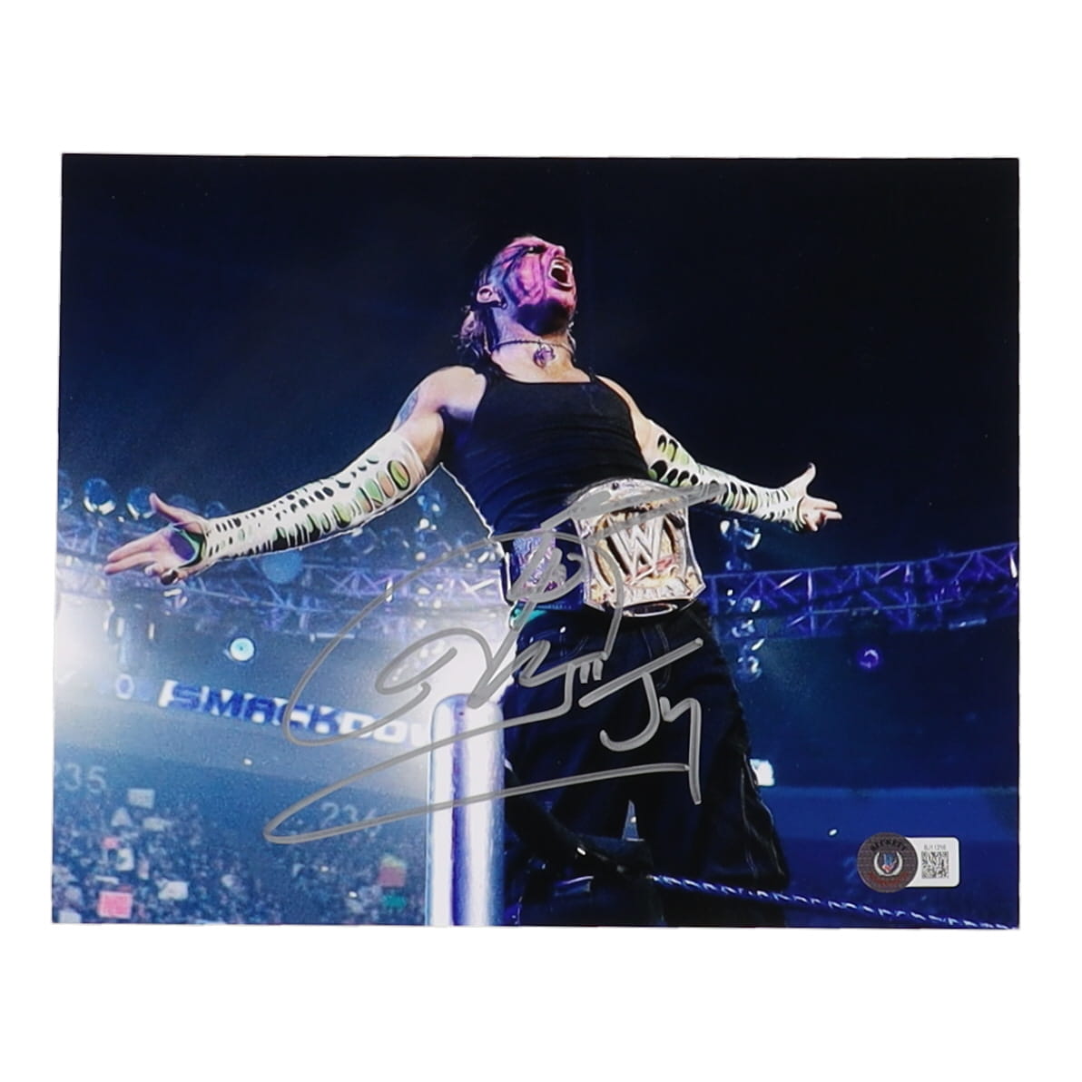 Jeff Hardy Signed WWE 8x10 Photo (Beckett) at PristineAuction.com Jeff Hardy Signed WWE 8x10 Photo (Beckett) at PristineAuction.com