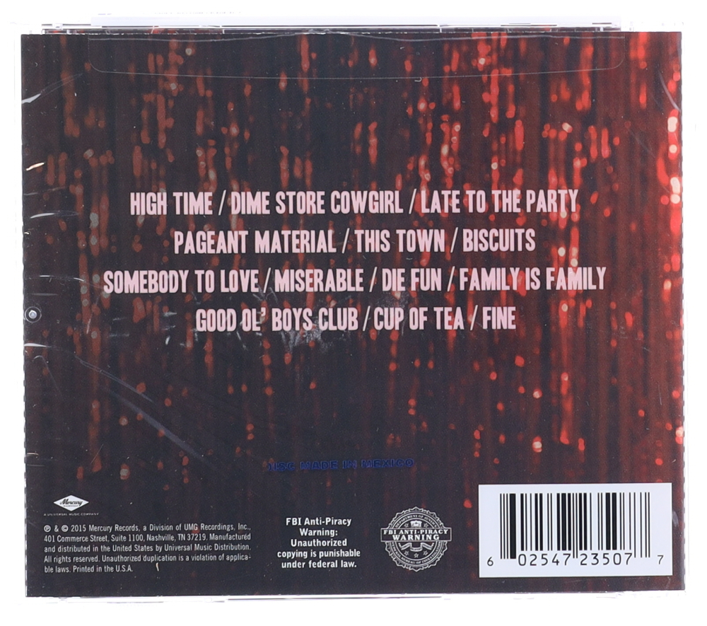 Kacey Musgraves Signed &ldquo;Pageant Material&rdquo; CD Album Cover (JSA