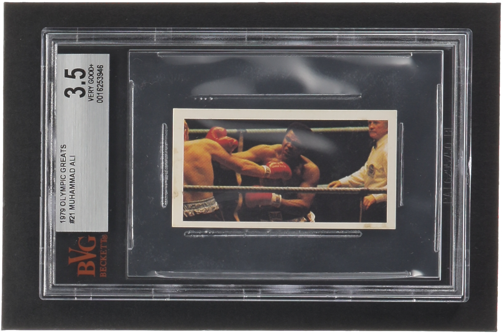 Muhammed Ali 1979 Olympic Greats #21 (BVG 3.5) at PristineAuction.com Muhammed Ali 1979 Olympic Greats #21 (BVG 3.5) at PristineAuction.com