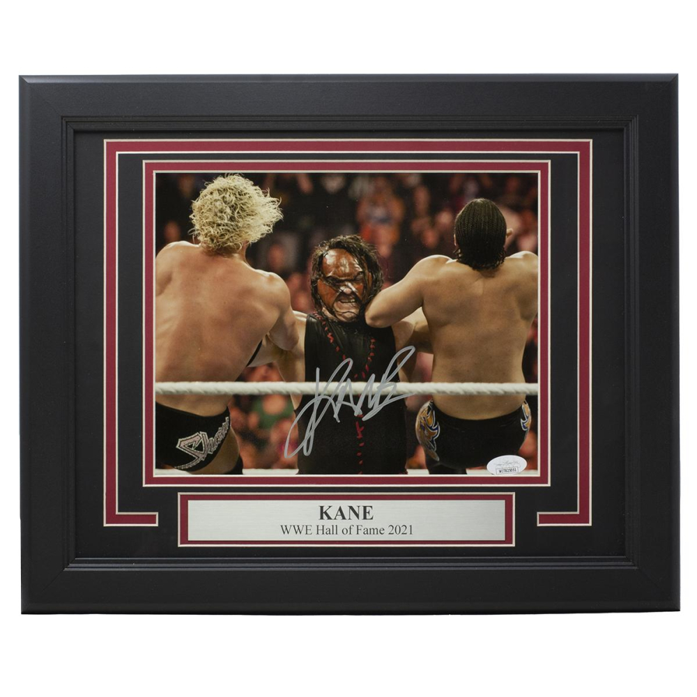 Kane Autograph Kane Signed WWE Custom Framed Photo (JSA) | Pristine Auction