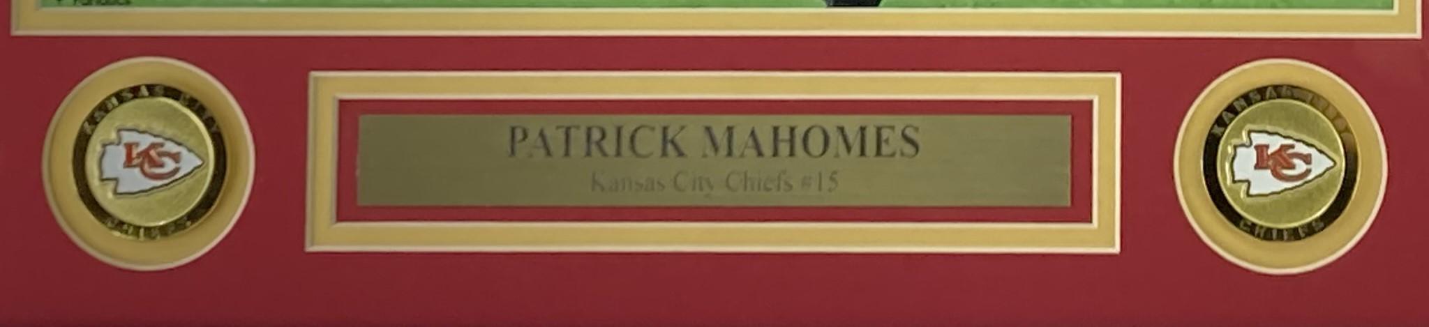 Patrick Mahomes Signed Chiefs Custom Framed Photo (Fanatics) at PristineAuction.com Patrick Mahomes Signed Chiefs Custom Framed Photo (Fanatics) at PristineAuction.com