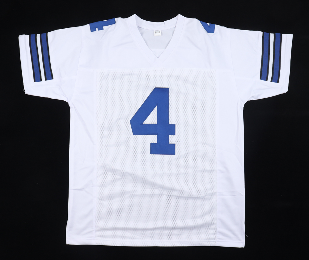 Dak Prescott Signed Jersey (Beckett) at PristineAuction.com Dak Prescott Signed Jersey (Beckett) at PristineAuction.com