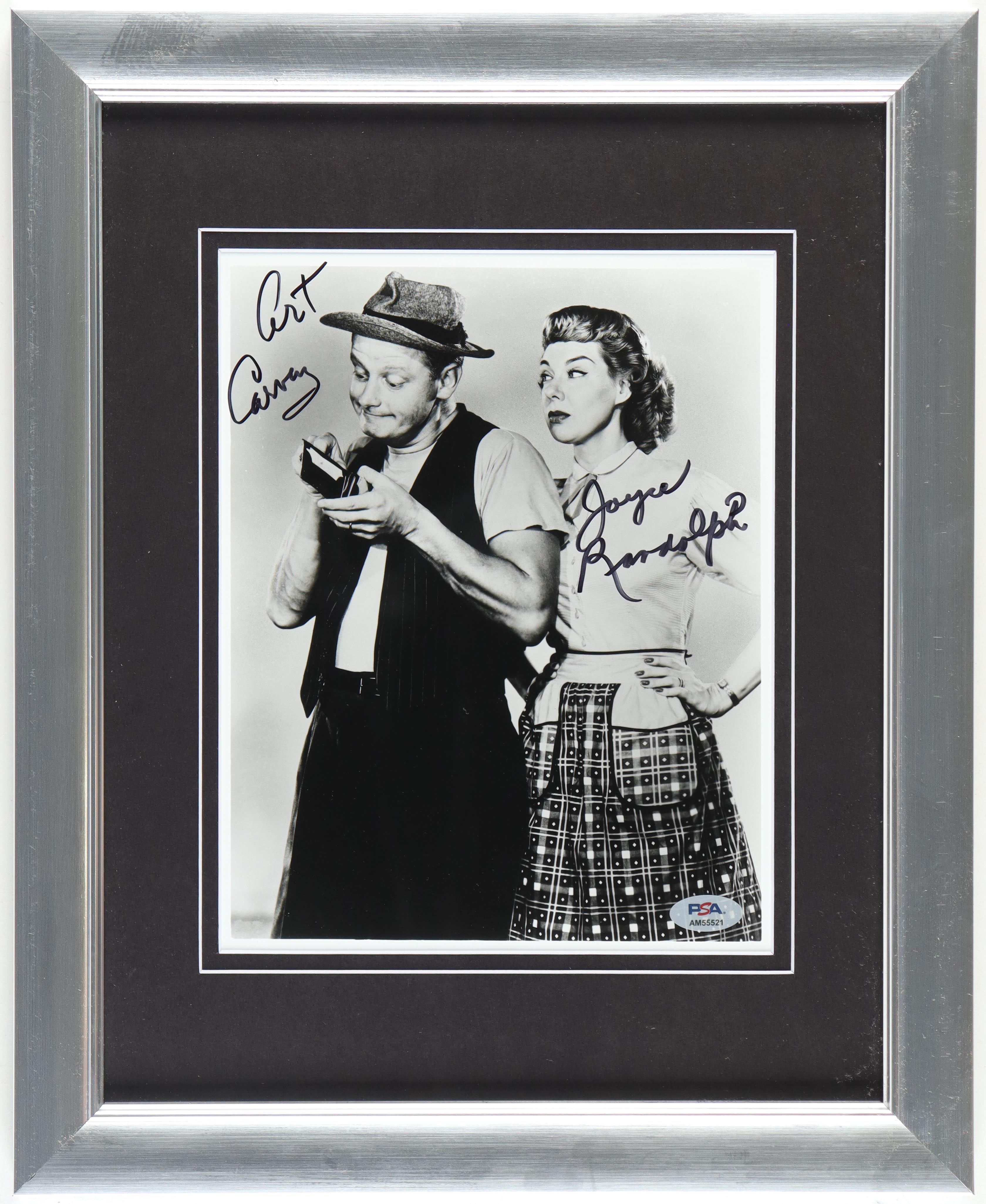 Art Carney & Joyce Randolph Signed "The Honeymooners" Custom Framed Photo Display (Beckett) at PristineAuction.com Art Carney & Joyce Randolph Signed "The Honeymooners" Custom Framed Photo Display (Beckett) at PristineAuction.com