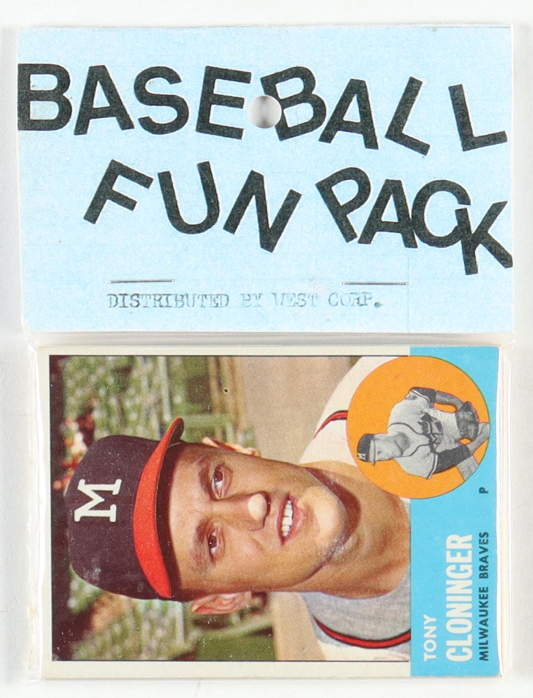 1963 Topps Baseball Fun Pack with (10) Cards at PristineAuction.com 1963 Topps Baseball Fun Pack with (10) Cards at PristineAuction.com