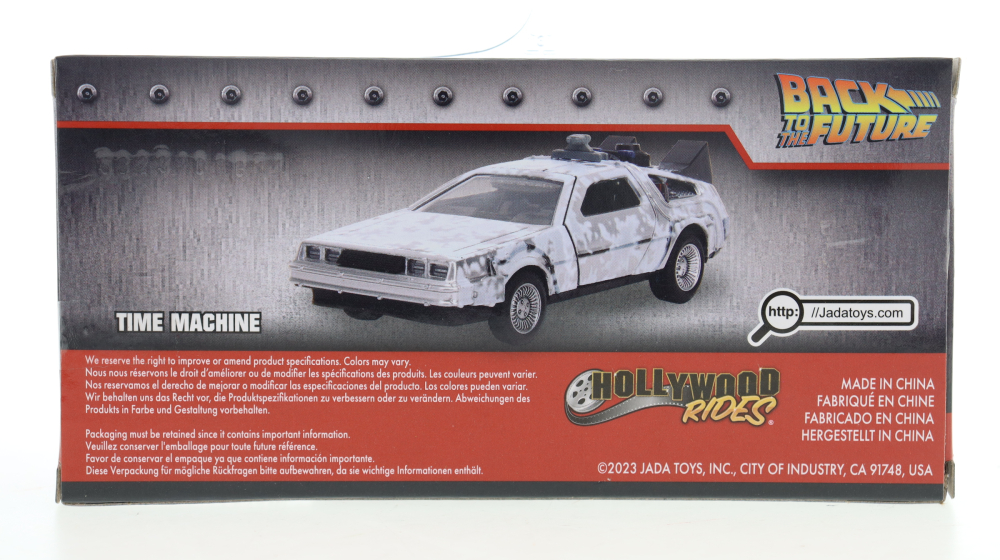 Claudia Wells Signed "Back to the Future" DeLorean Time Machine 132